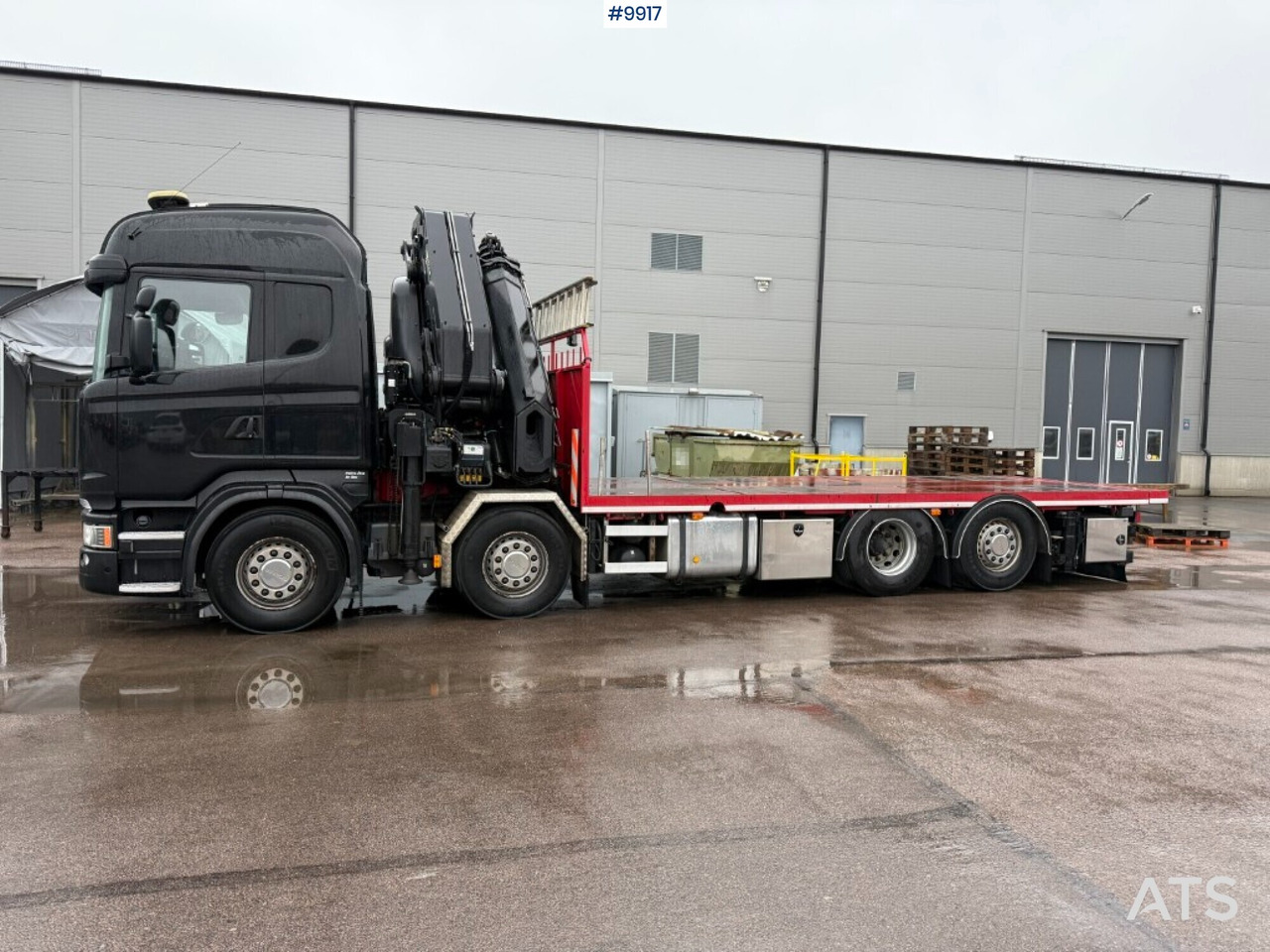 Crane truck/Flatbed truck Scania R520 8X2*6 HIAB XS 855E-8 HIPRO - شاحنات مسطحة, شاحنة كرين: صورة 2 Crane truck/Flatbed truck Scania R520 8X2*6 HIAB XS 855E-8 HIPRO - شاحنات مسطحة, شاحنة كرين: صورة 2