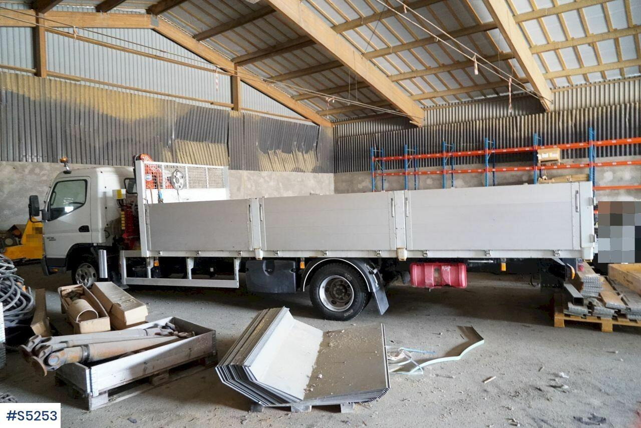 Crane truck with flat Mitsubishi Canter 7C15 - شاحنة كرين: صورة 2 Crane truck with flat Mitsubishi Canter 7C15 - شاحنة كرين: صورة 2