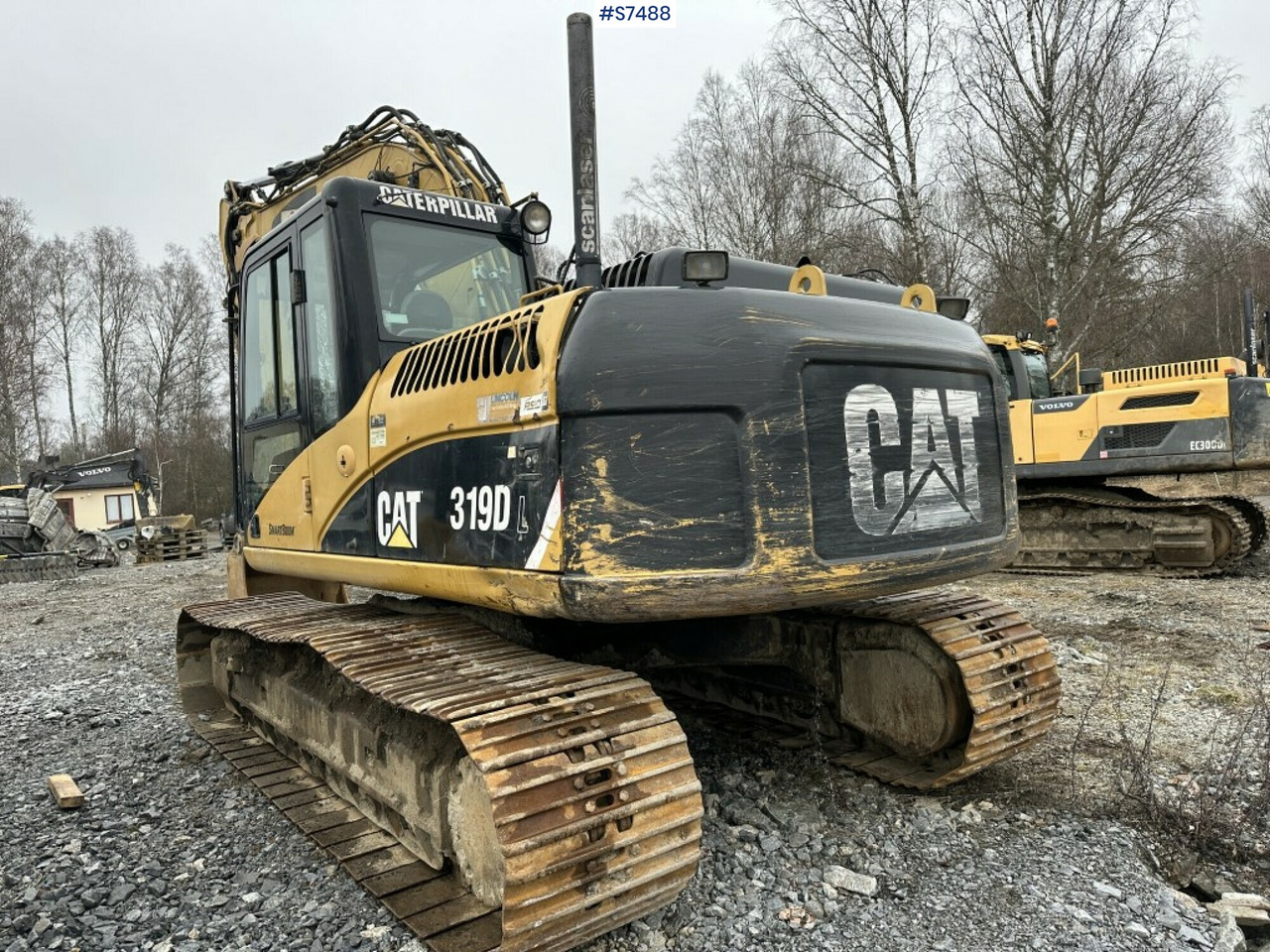 Excavator CAT 319D with rotor, digging system and gear - حفار زحاف: صورة 3 Excavator CAT 319D with rotor, digging system and gear - حفار زحاف: صورة 3