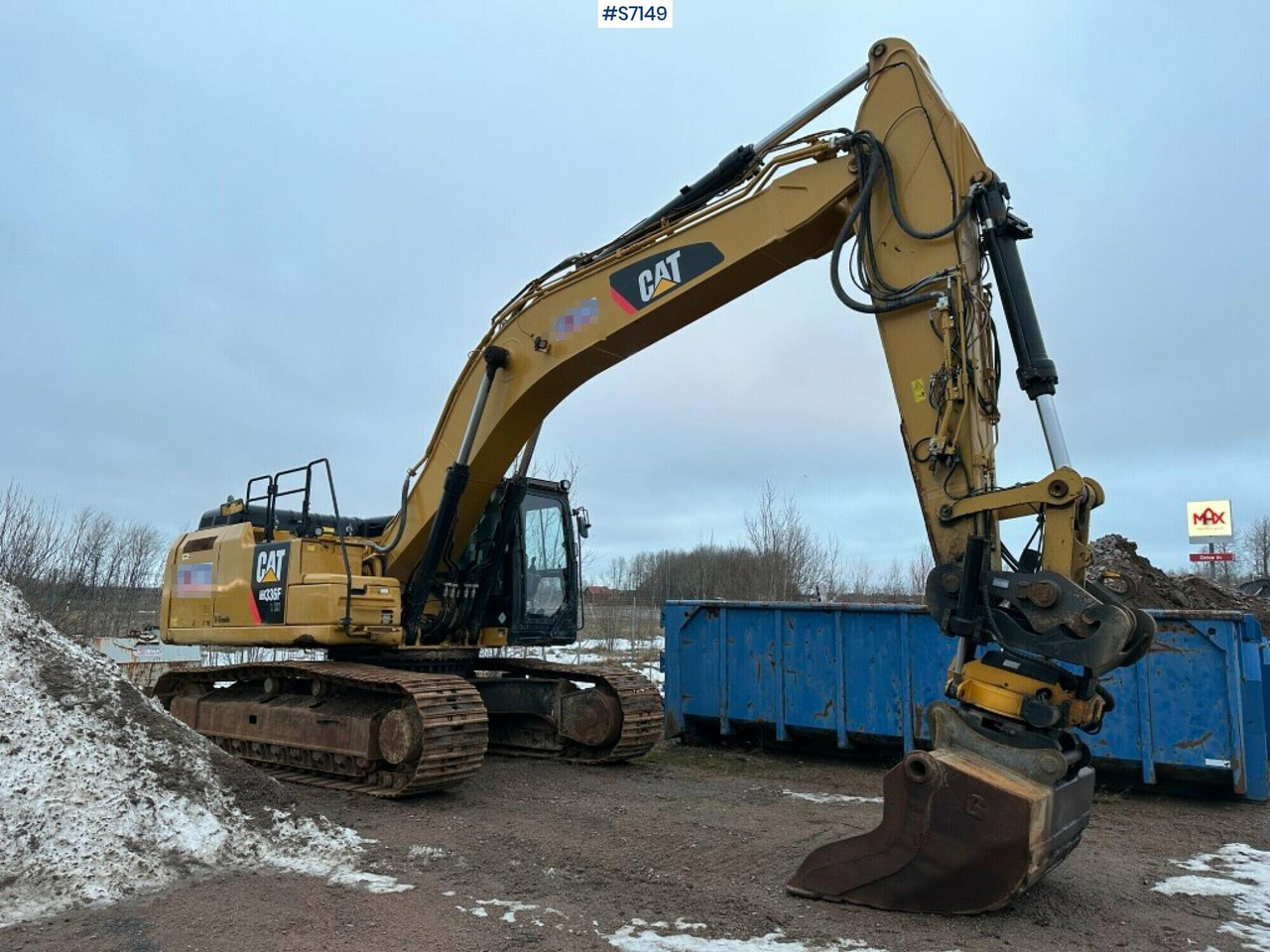 Excavator Cat 336F LXE with rotor - حفارة: صورة 1 Excavator Cat 336F LXE with rotor - حفارة: صورة 1