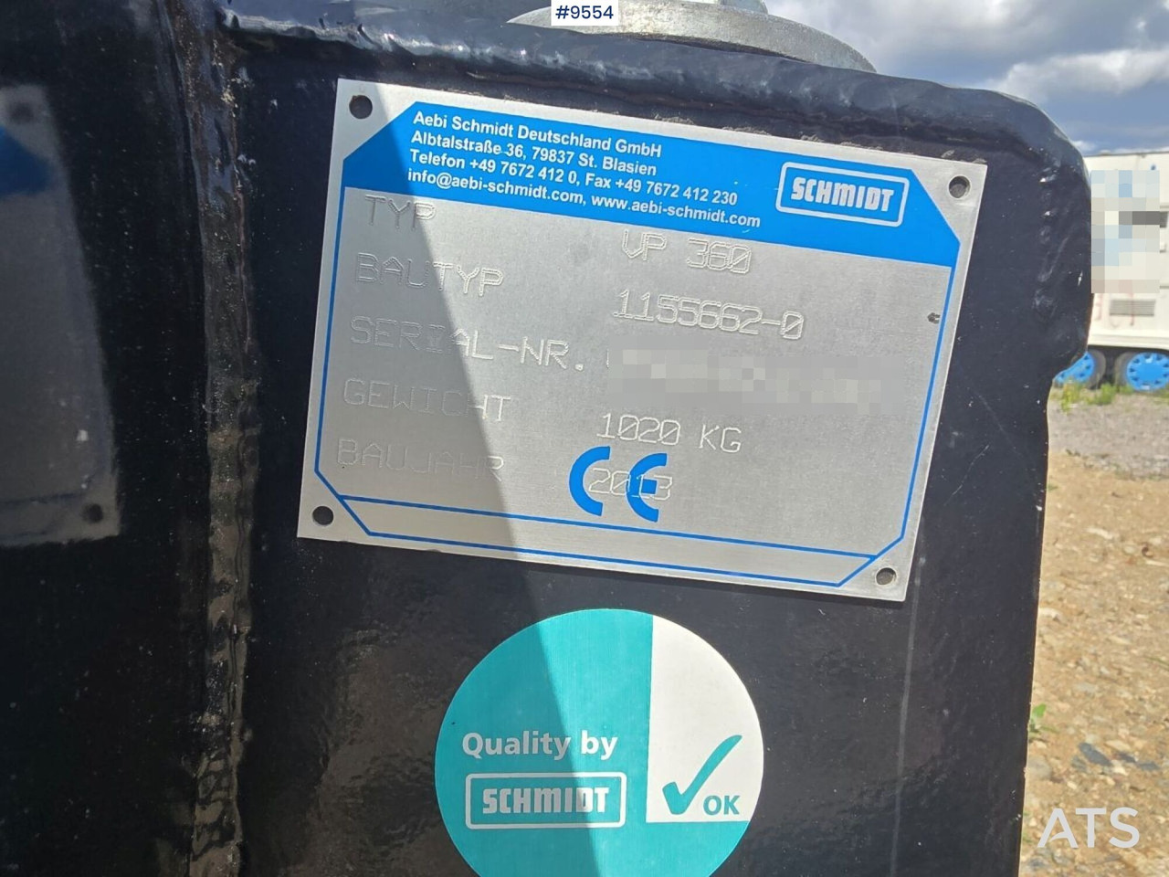 شفرة الآلة Folding plow Schmidt VP 360: صورة 8 شفرة الآلة Folding plow Schmidt VP 360: صورة 8