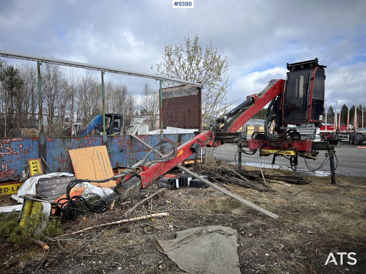 ونش كرين HIAB LOGLIFT F108 ST 96 Timber crane / logging crane: صورة 9