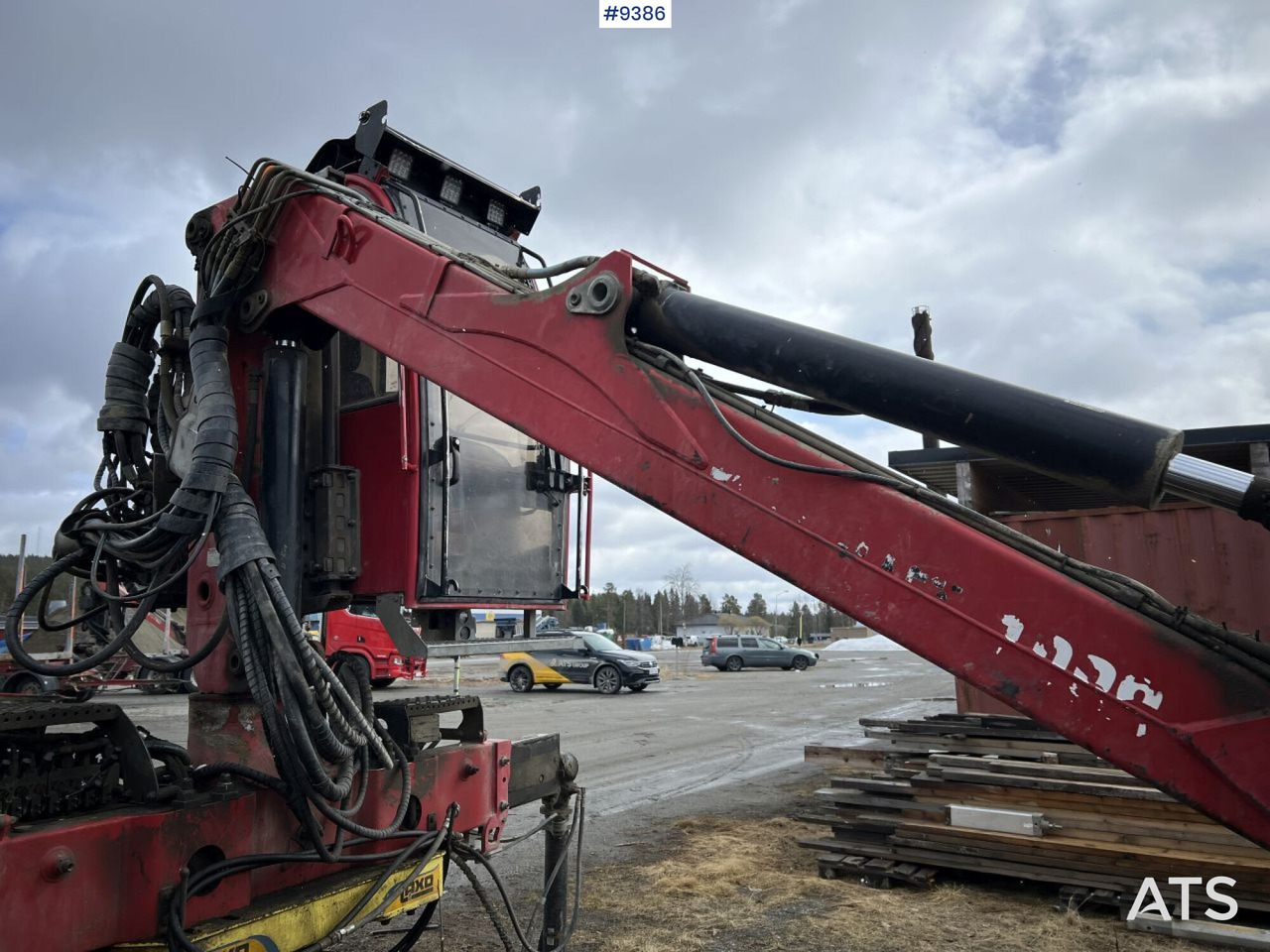 ونش كرين HIAB LOGLIFT F108 ST 96 Timber crane / logging crane: صورة 18