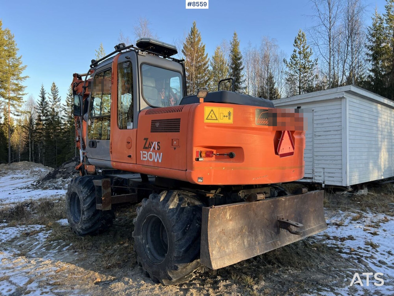 حفارة دولاب Hitachi ZX130W Wheeled excavator: صورة 17