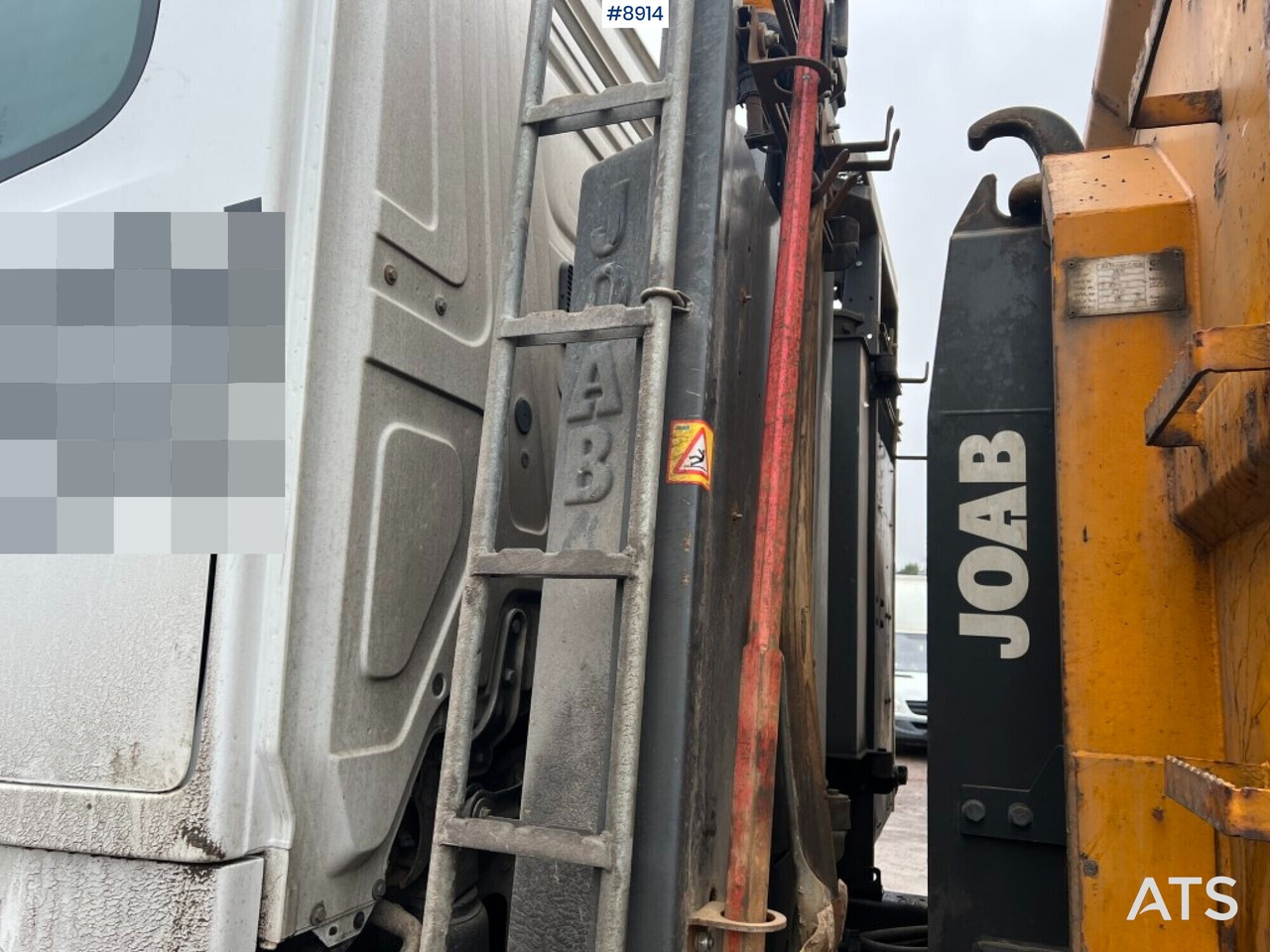 Hooklift Truck Mercedes-Benz Arocs with plow attachments - شاحنة ذات خطاف: صورة 5 Hooklift Truck Mercedes-Benz Arocs with plow attachments - شاحنة ذات خطاف: صورة 5