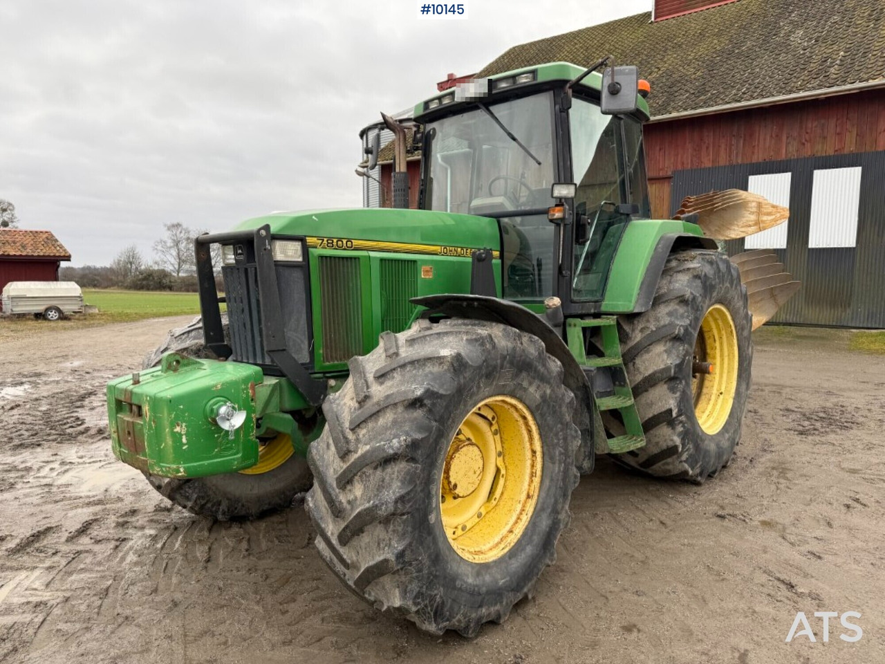 John Deere 7800 with loader (VIDEO) - جرار: صورة 1 John Deere 7800 with loader (VIDEO) - جرار: صورة 1