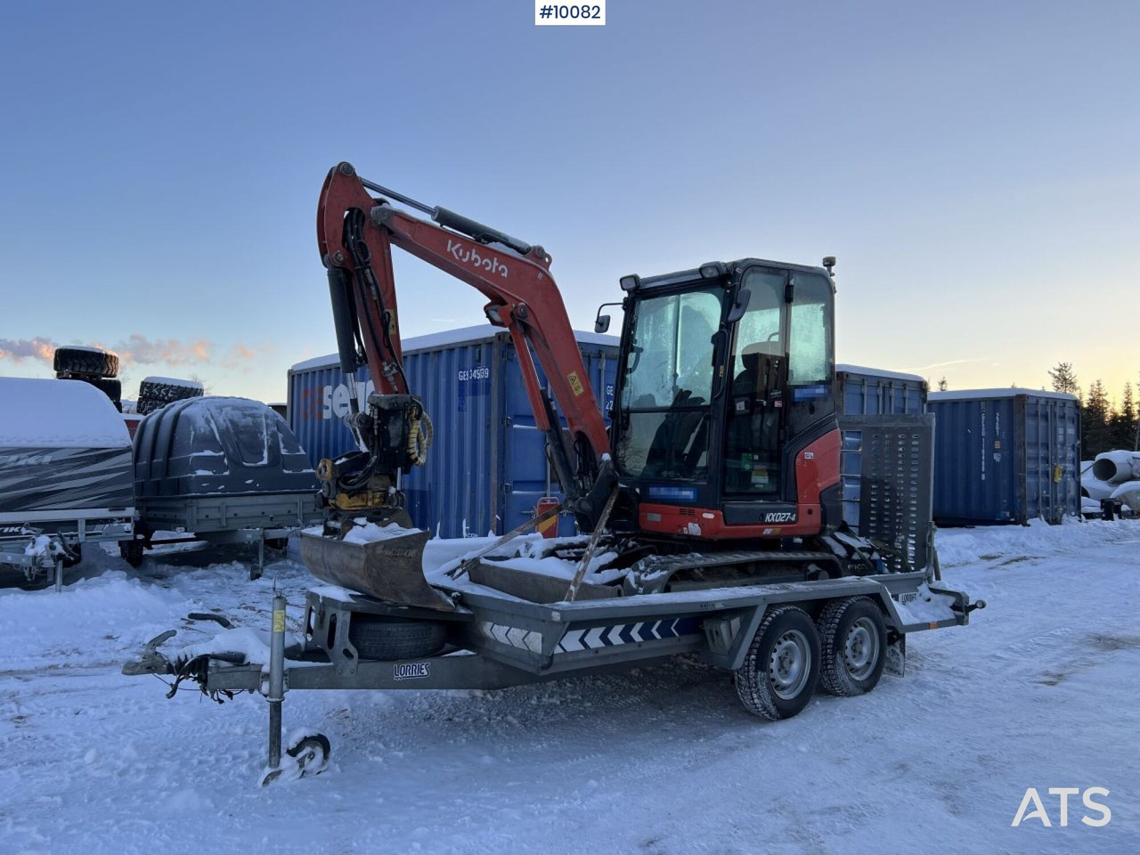 Kubota KX027-4 Mini excavator incl trailer - حفارة مُصَّغرة: صورة 1 Kubota KX027-4 Mini excavator incl trailer - حفارة مُصَّغرة: صورة 1