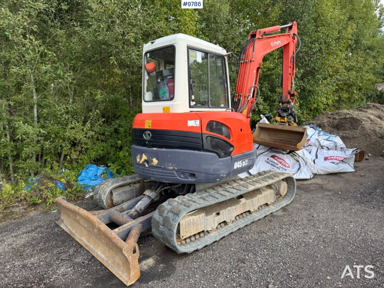 Kubota U45-3a crawler excavator with tiltrotator and buckets Kubota U45-3a crawler excavator with tiltrotator and buckets: صورة 7