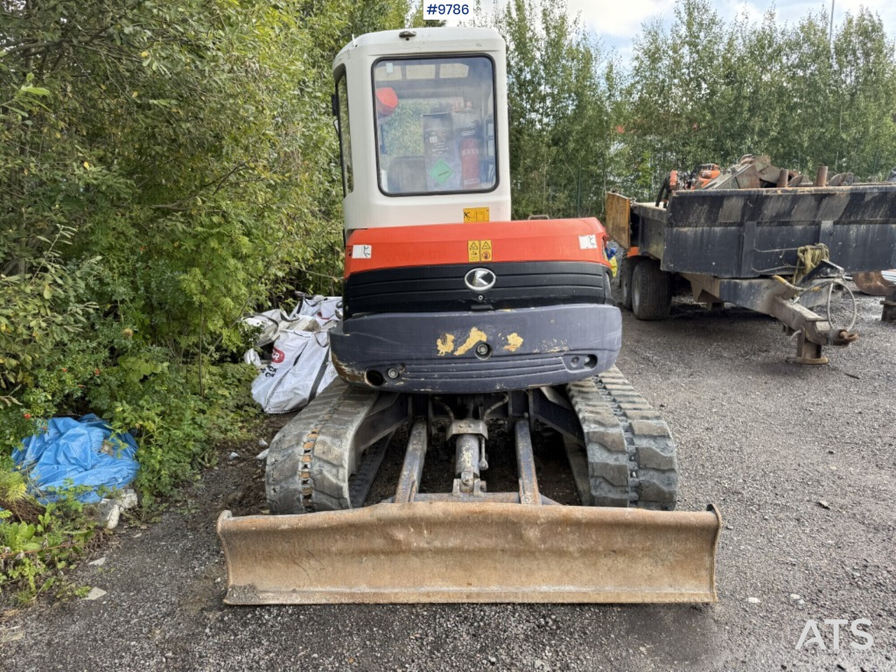 Kubota U45-3a crawler excavator with tiltrotator and buckets Kubota U45-3a crawler excavator with tiltrotator and buckets: صورة 6