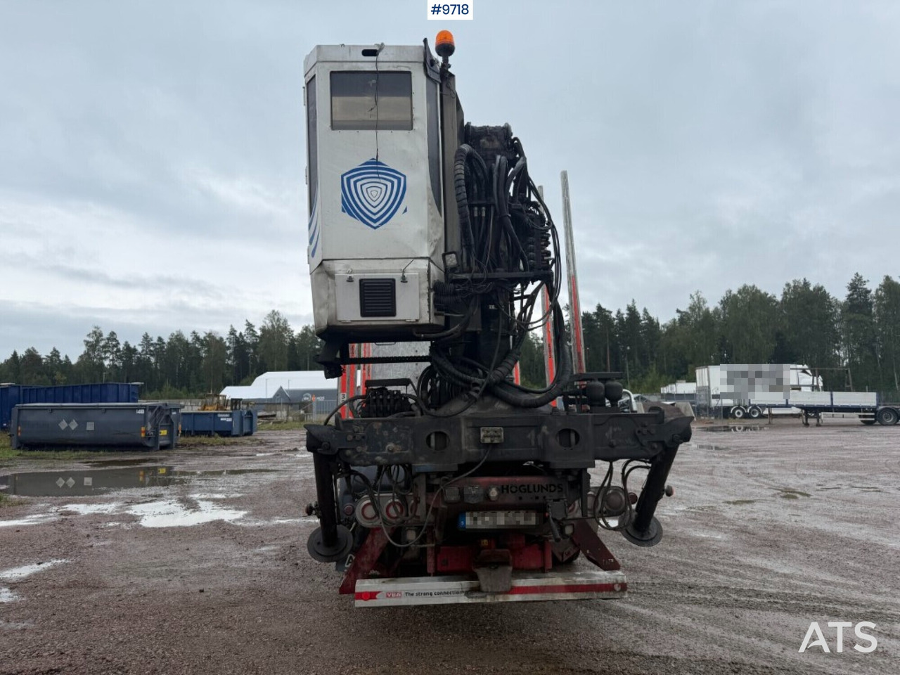 Log truck Scania R520 with crane - شاحنة قطع الأشجار, شاحنة كرين: صورة 4 Log truck Scania R520 with crane - شاحنة قطع الأشجار, شاحنة كرين: صورة 4