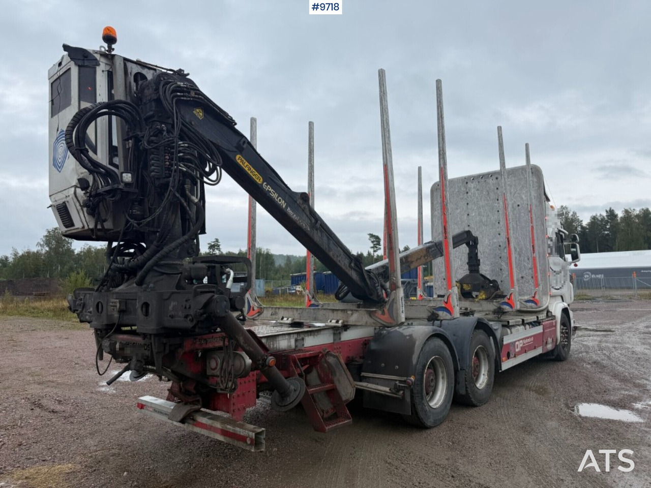Log truck Scania R520 with crane - شاحنة قطع الأشجار, شاحنة كرين: صورة 5 Log truck Scania R520 with crane - شاحنة قطع الأشجار, شاحنة كرين: صورة 5
