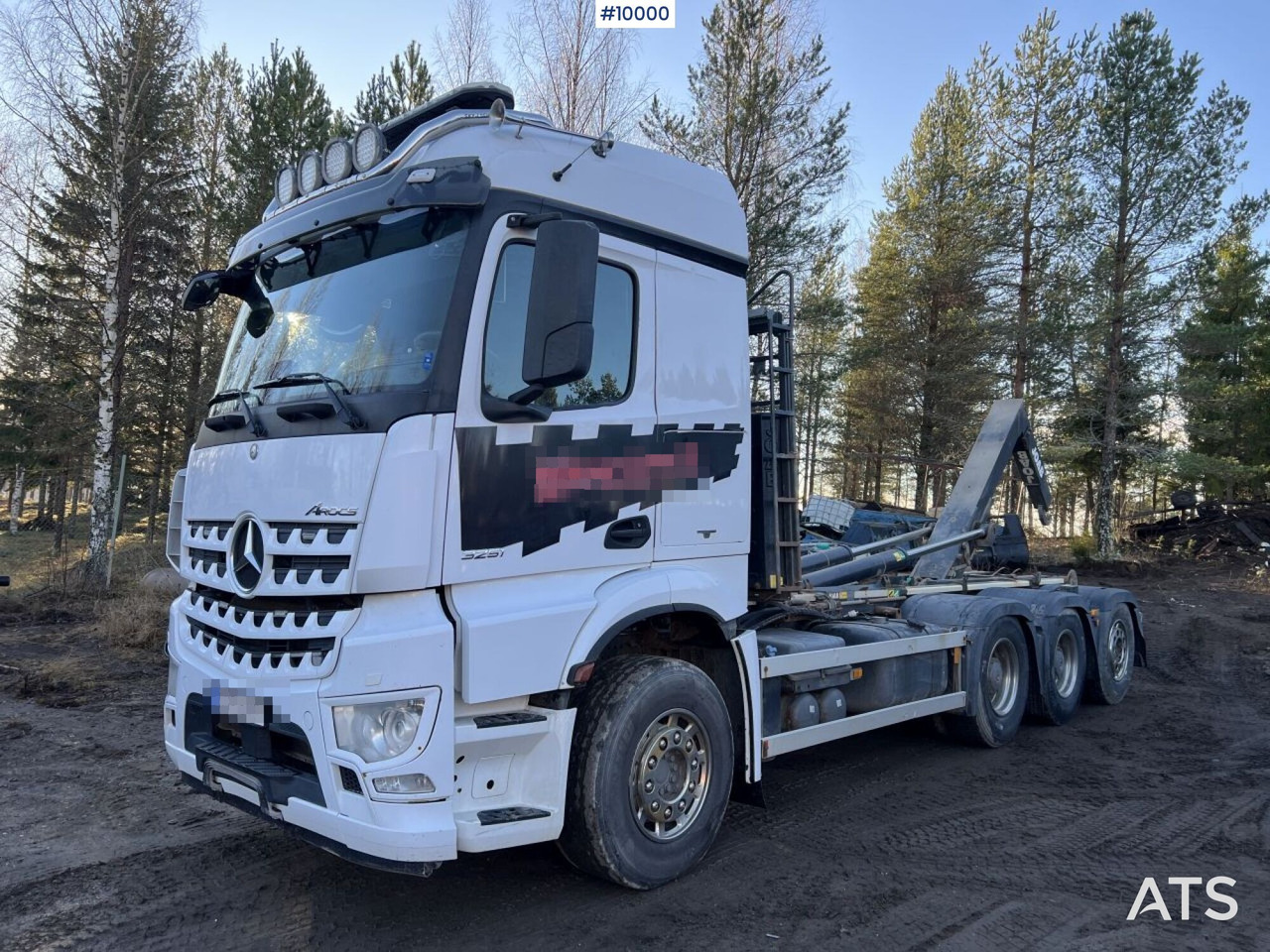 MERCEDES-BENZ AROCS 3251 Hook Truck with tridem body - شاحنة ذات خطاف: صورة 1 MERCEDES-BENZ AROCS 3251 Hook Truck with tridem body - شاحنة ذات خطاف: صورة 1