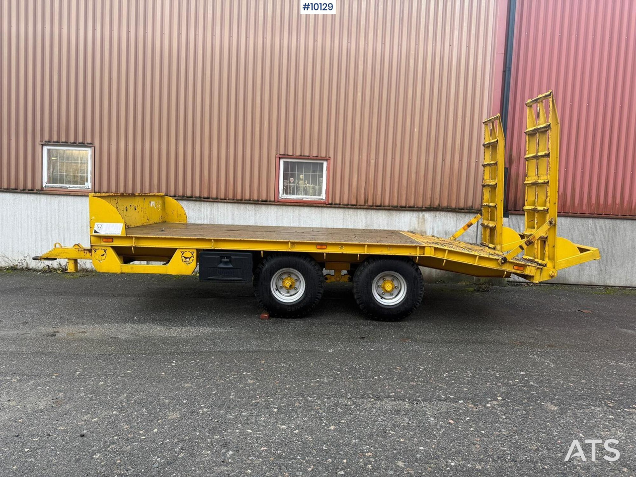 Machine trailer JPM - مقطورة مسطحة منخفضة: صورة 3 Machine trailer JPM - مقطورة مسطحة منخفضة: صورة 3