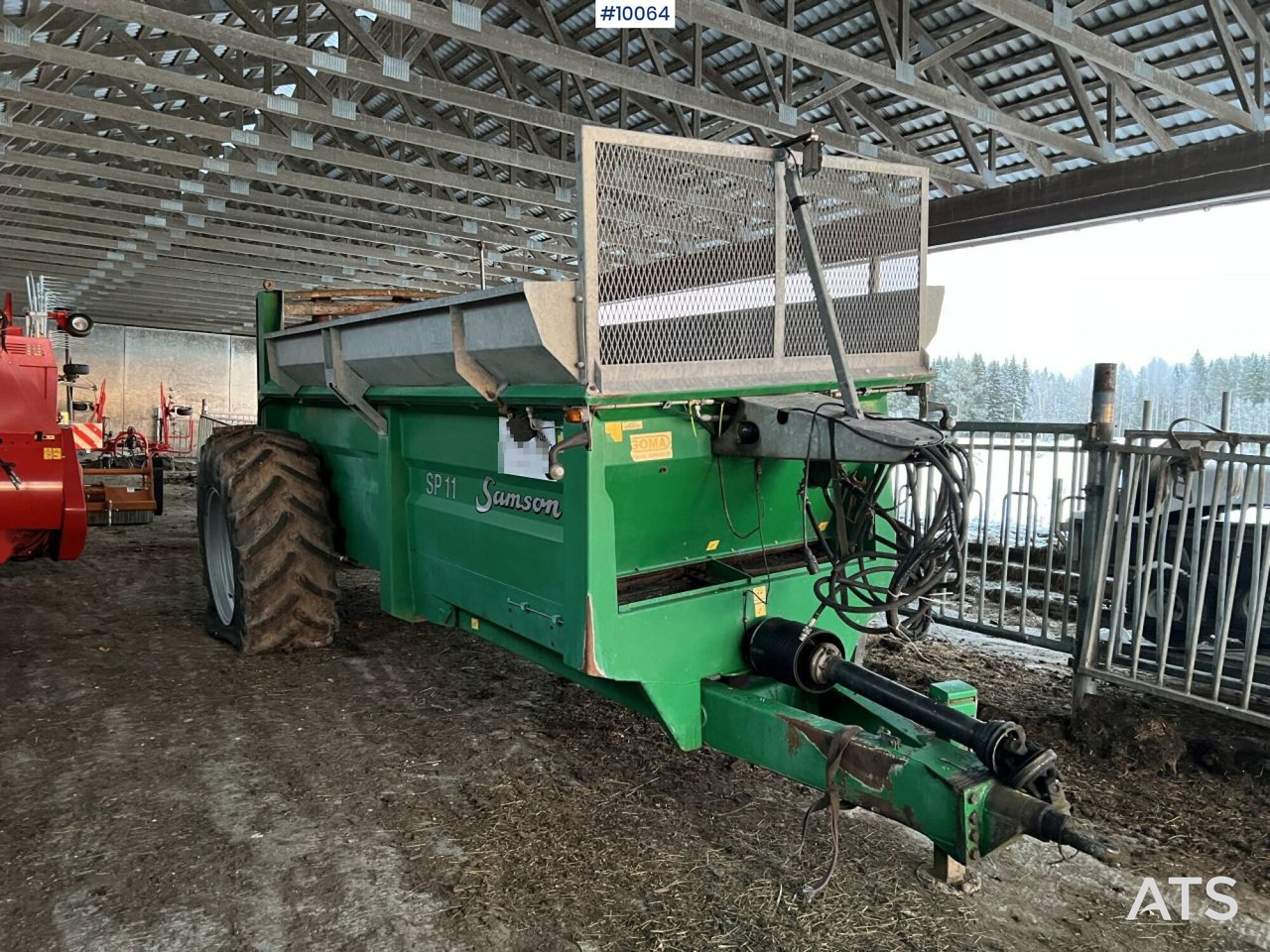 Samson SP11 Fertilizer Spreader - آلة رش السماد الطبيعي: صورة 1 Samson SP11 Fertilizer Spreader - آلة رش السماد الطبيعي: صورة 1