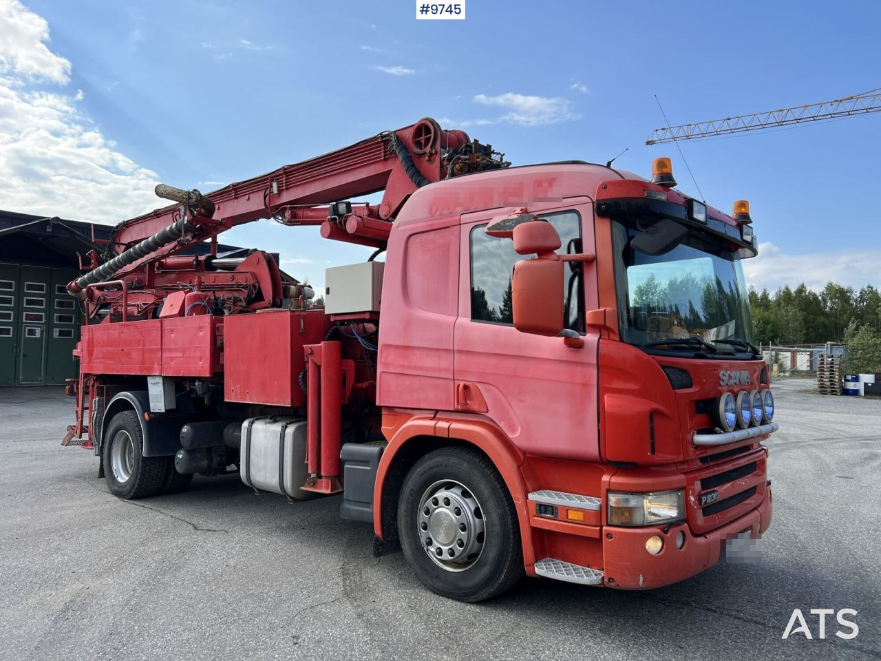 Scania P230 with Concrete pump - مضخة خرسانة: صورة 2 Scania P230 with Concrete pump - مضخة خرسانة: صورة 2