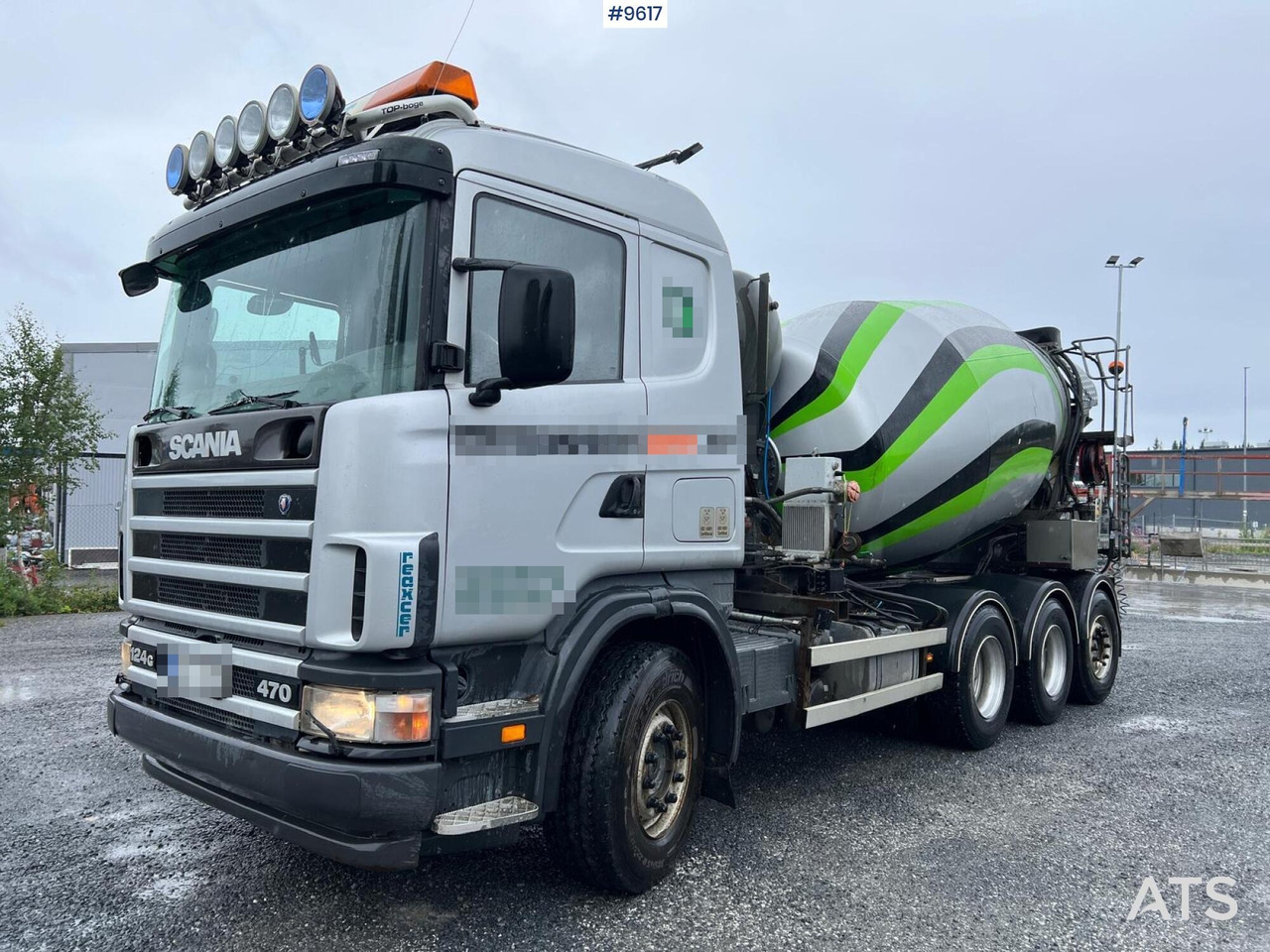 Scania R124 tridem with LAXO quick release / Concrete truck - شاحنة خلاطة خرسانة: صورة 1 Scania R124 tridem with LAXO quick release / Concrete truck - شاحنة خلاطة خرسانة: صورة 1