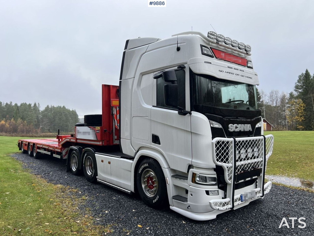 Scania R500 Tractor unit with Doll S3L Trombone Trailer - وحدة جر, عربة منخفضة مسطحة نصف مقطورة: صورة 1 Scania R500 Tractor unit with Doll S3L Trombone Trailer - وحدة جر, عربة منخفضة مسطحة نصف مقطورة: صورة 1