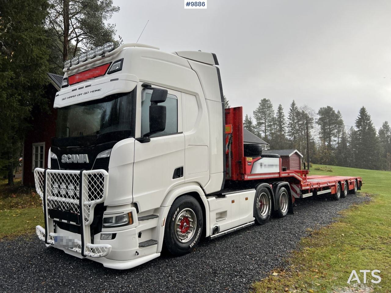 Scania R500 Tractor unit with Doll S3L Trombone Trailer - وحدة جر, عربة منخفضة مسطحة نصف مقطورة: صورة 2 Scania R500 Tractor unit with Doll S3L Trombone Trailer - وحدة جر, عربة منخفضة مسطحة نصف مقطورة: صورة 2