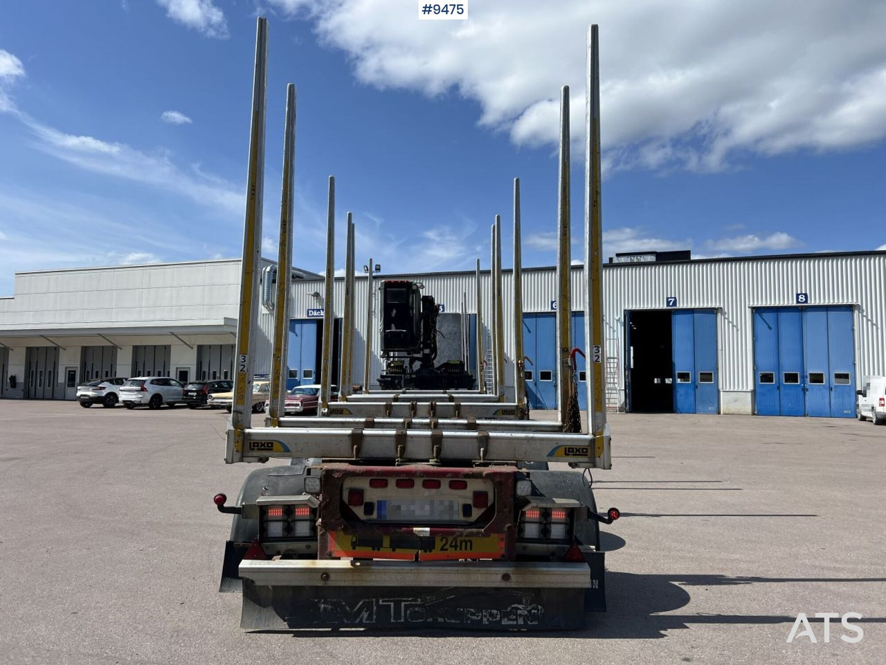 Scania R580 Timmerbil med kran och släp, Timmerekipage - شاحنة قطع الأشجار: صورة 3 Scania R580 Timmerbil med kran och släp, Timmerekipage - شاحنة قطع الأشجار: صورة 3