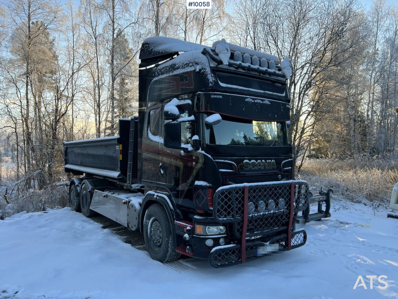 Scania R730 Hooklift truck with double flatbed - آليات: صورة 2 Scania R730 Hooklift truck with double flatbed - آليات: صورة 2