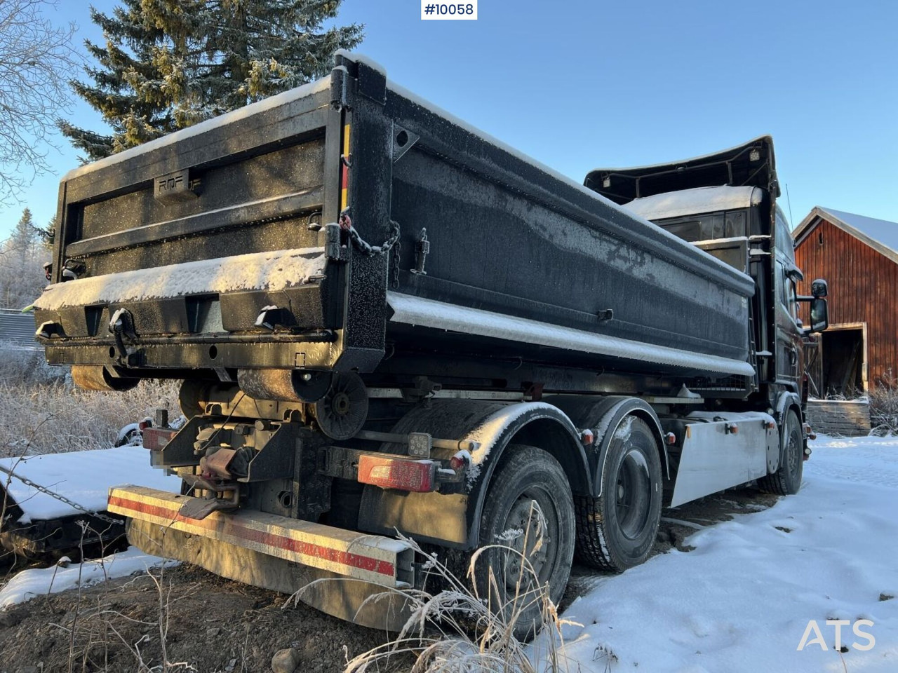 Scania R730 Hooklift truck with double flatbed - آليات: صورة 5 Scania R730 Hooklift truck with double flatbed - آليات: صورة 5