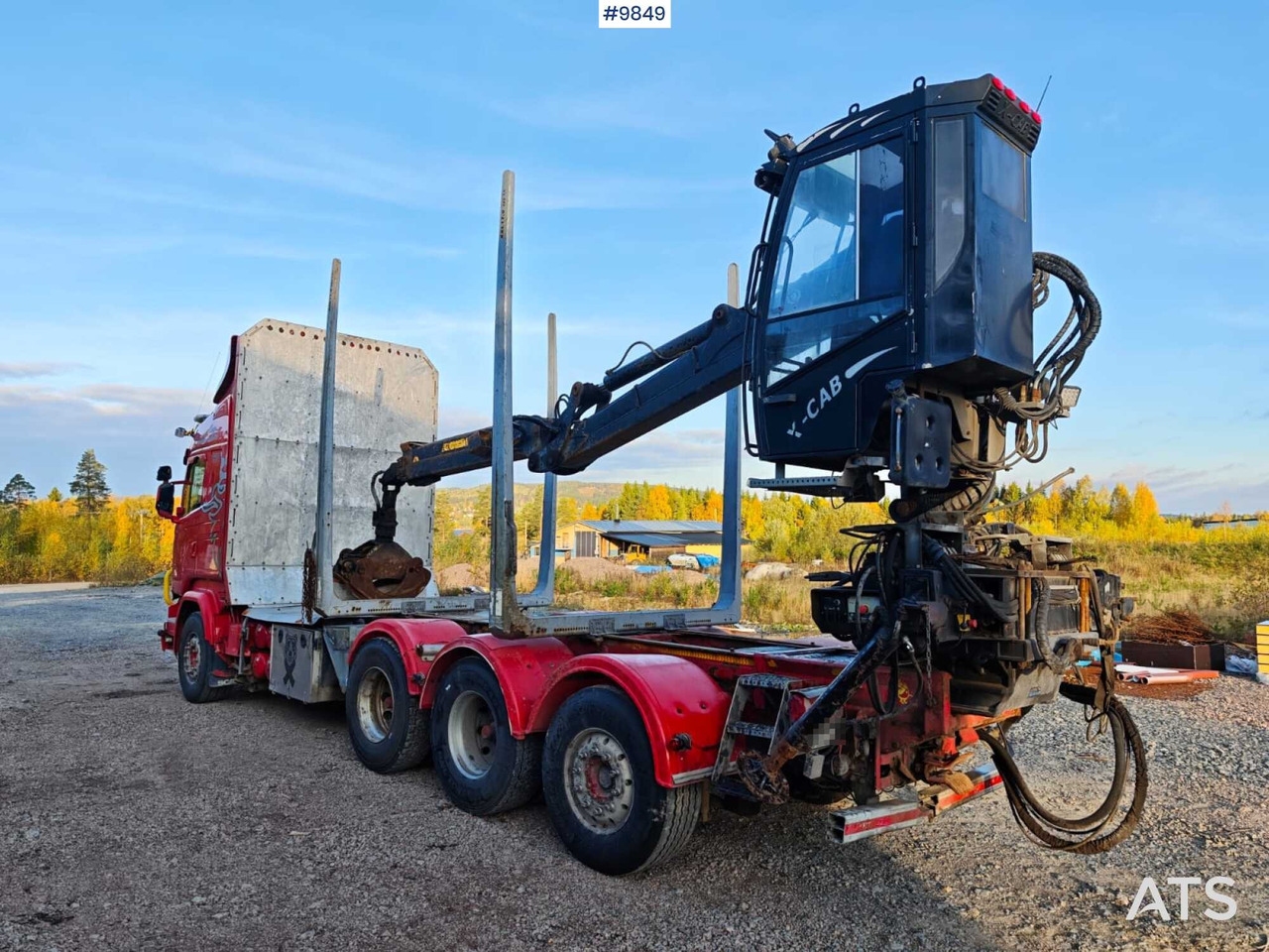 Scania R730 Tridem Timber Truck with Loglift F125S Crane (VIDEO) - شاحنة قطع الأشجار, شاحنة كرين: صورة 4 Scania R730 Tridem Timber Truck with Loglift F125S Crane (VIDEO) - شاحنة قطع الأشجار, شاحنة كرين: صورة 4