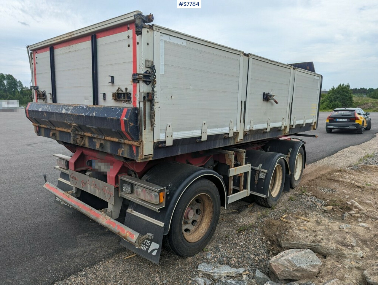 Tipper trailer GEHAB 3-axlat - مقطورة قلاب: صورة 4 Tipper trailer GEHAB 3-axlat - مقطورة قلاب: صورة 4