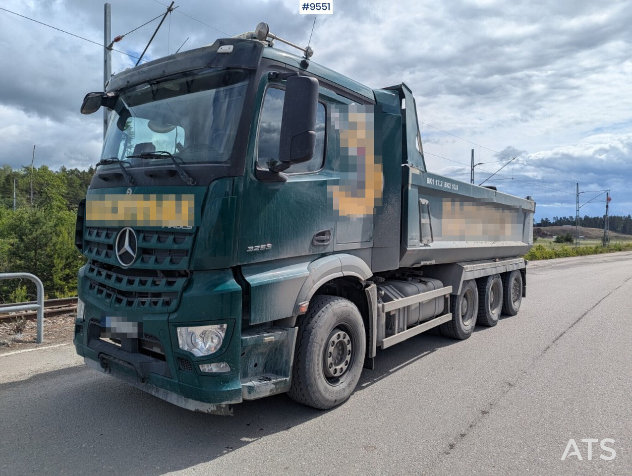 Tipper truck Mercedes Benz Arocs 3253 with Zetterberg flatbed - شاحنة قلاب: صورة 1 Tipper truck Mercedes Benz Arocs 3253 with Zetterberg flatbed - شاحنة قلاب: صورة 1