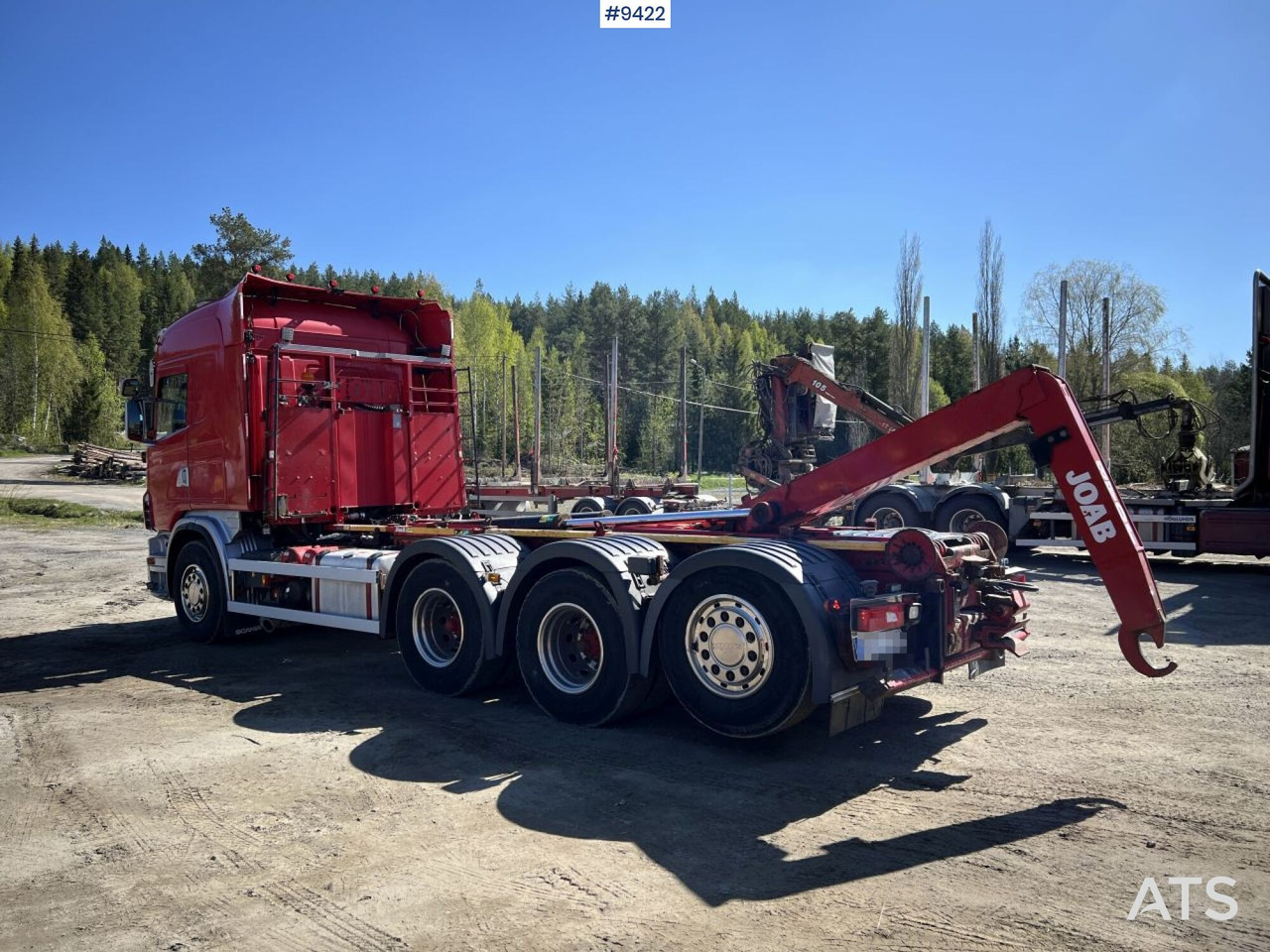 Tridem Hooklift Truck Scania G490 with plow brackets - شاحنة ذات خطاف: صورة 4 Tridem Hooklift Truck Scania G490 with plow brackets - شاحنة ذات خطاف: صورة 4