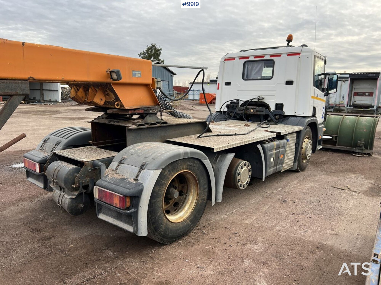 Unregistered Scania P94 snow plow truck with sweeper roller - جرافة ثلج: صورة 2 Unregistered Scania P94 snow plow truck with sweeper roller - جرافة ثلج: صورة 2