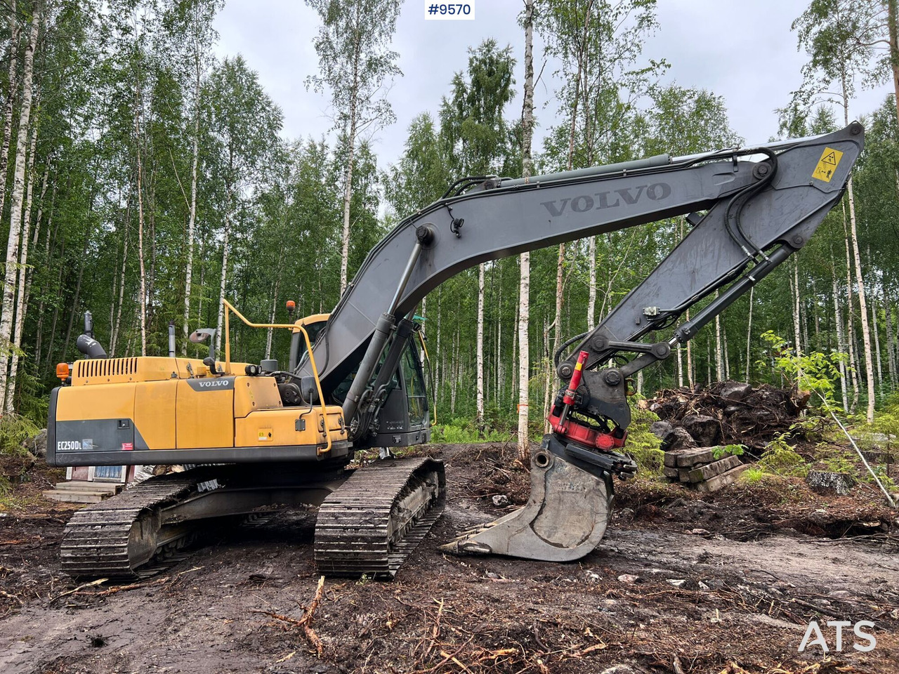 Volvo EC 250 DL grävsystem, rotor och planerskopa - حفار زحاف: صورة 3 Volvo EC 250 DL grävsystem, rotor och planerskopa - حفار زحاف: صورة 3