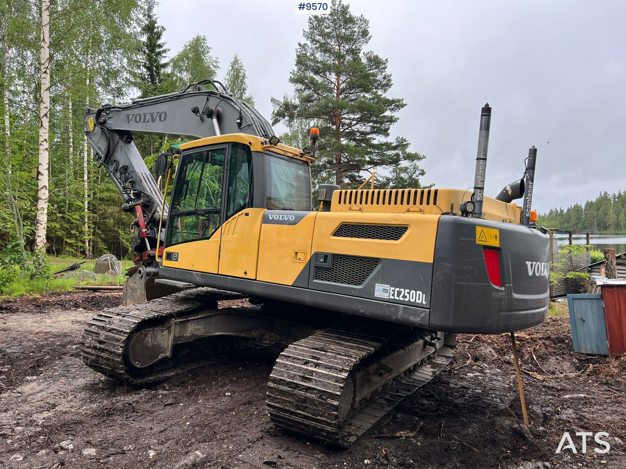 Volvo EC 250 DL grävsystem, rotor och planerskopa - حفار زحاف: صورة 4 Volvo EC 250 DL grävsystem, rotor och planerskopa - حفار زحاف: صورة 4