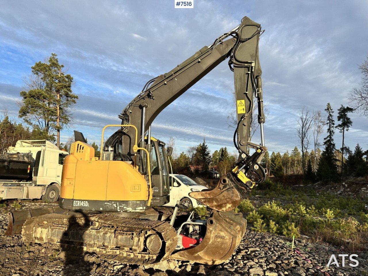 Volvo ECR145DL Crawler excavator with rotor and buckets - حفار زحاف: صورة 1 Volvo ECR145DL Crawler excavator with rotor and buckets - حفار زحاف: صورة 1