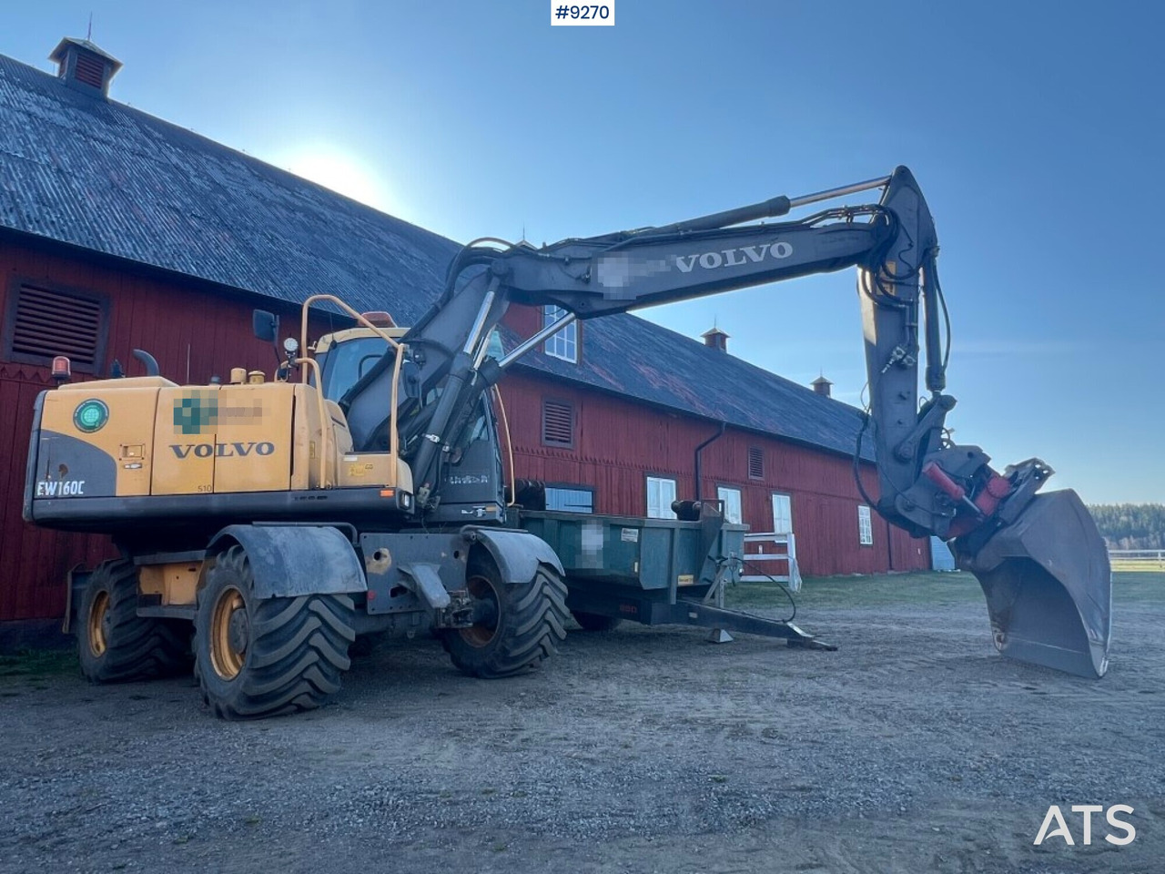 Volvo EW 160 C wheeled excavator (VIDEO) - حفارة دولاب: صورة 1 Volvo EW 160 C wheeled excavator (VIDEO) - حفارة دولاب: صورة 1