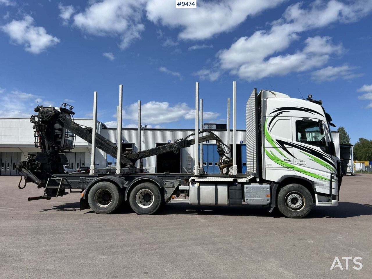 Volvo FH13 Logging truck with Loglift 105S crane - شاحنة قطع الأشجار: صورة 4 Volvo FH13 Logging truck with Loglift 105S crane - شاحنة قطع الأشجار: صورة 4