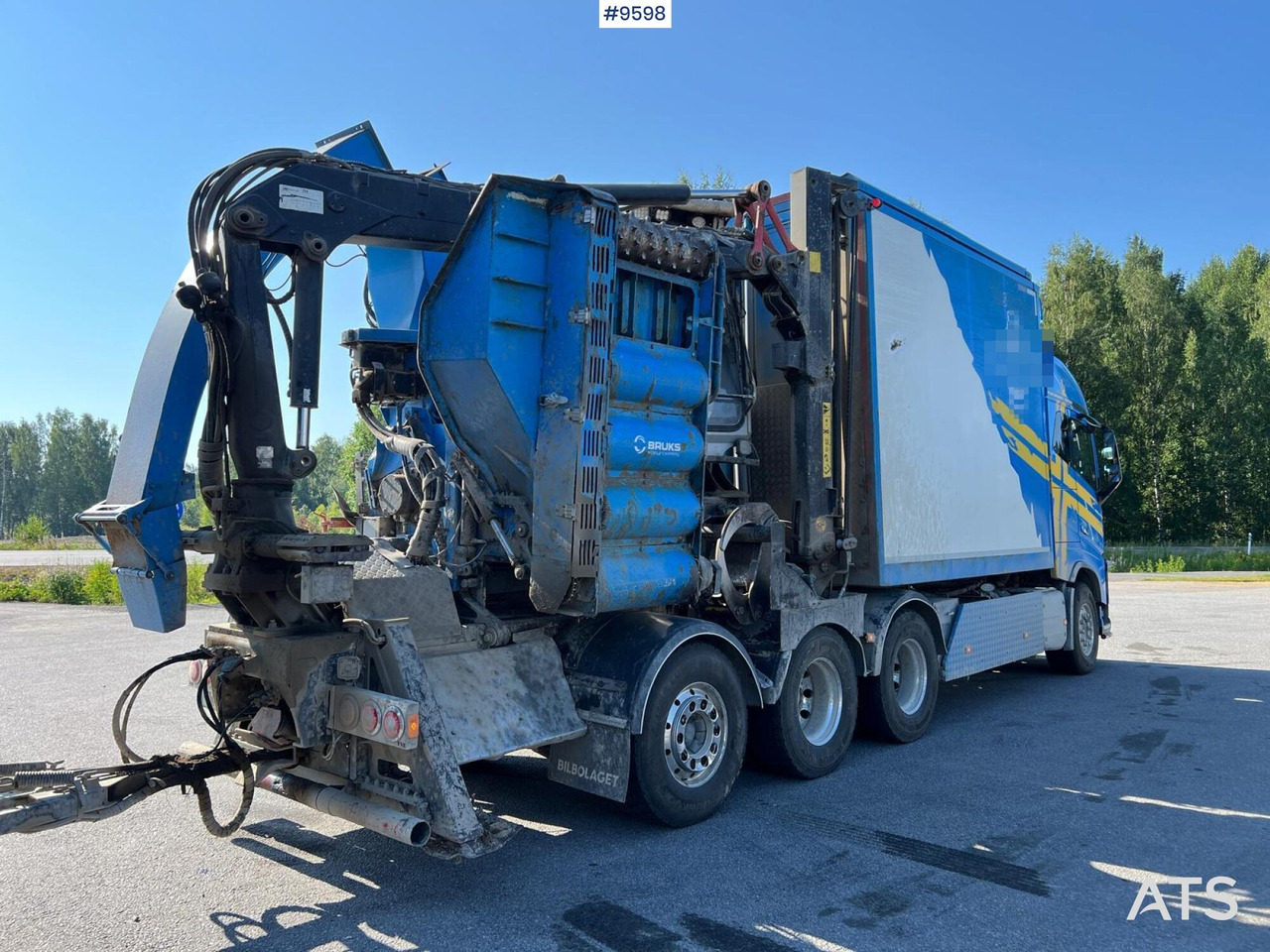 Volvo FH16 8*4 Bruks wood chipper - شاحنة قلاب, شاحنة كرين: صورة 5 Volvo FH16 8*4 Bruks wood chipper - شاحنة قلاب, شاحنة كرين: صورة 5