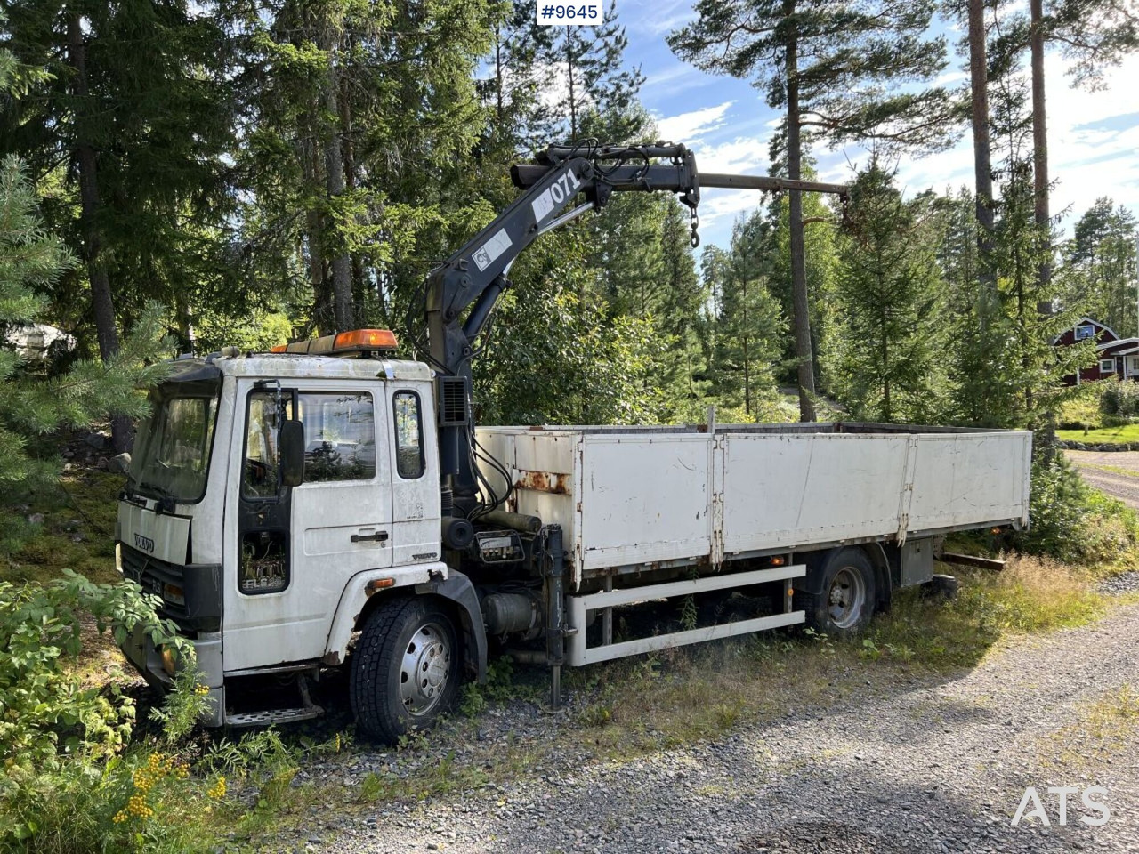 Volvo FL 614 4X2 Crane truck Repair object (VIDEO) - شاحنات مسطحة, شاحنة كرين: صورة 3 Volvo FL 614 4X2 Crane truck Repair object (VIDEO) - شاحنات مسطحة, شاحنة كرين: صورة 3