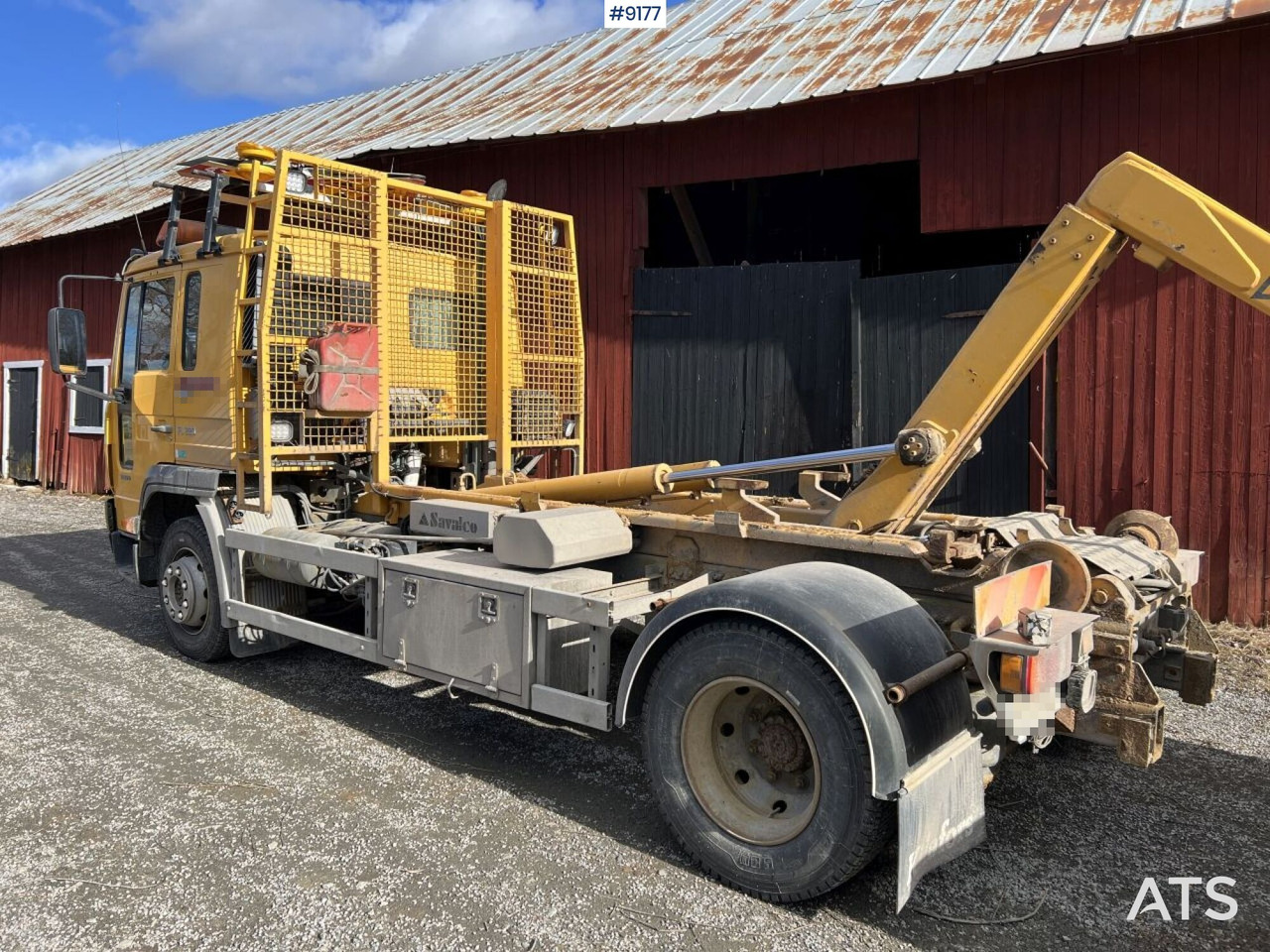 شاحنة ذات خطاف Volvo FL614 4X2 Swap Body Truck with Flatbed: صورة 11
