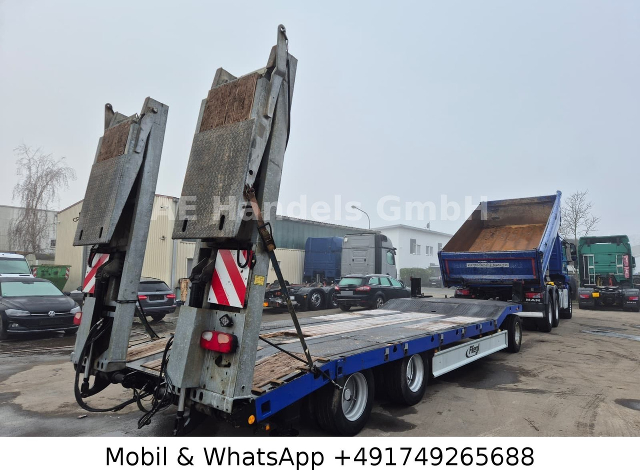 Fliegl DTS 300 Drehschemel Tieflader*Hydraulische Rampe - مقطورة مسطحة منخفضة: صورة 4 Fliegl DTS 300 Drehschemel Tieflader*Hydraulische Rampe - مقطورة مسطحة منخفضة: صورة 4