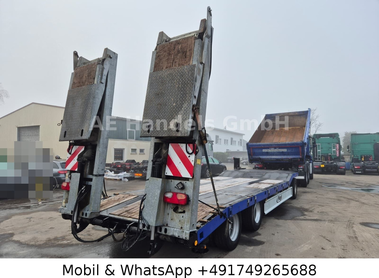 Fliegl DTS 300 Drehschemel Tieflader*Hydraulische Rampe - مقطورة مسطحة منخفضة: صورة 3 Fliegl DTS 300 Drehschemel Tieflader*Hydraulische Rampe - مقطورة مسطحة منخفضة: صورة 3