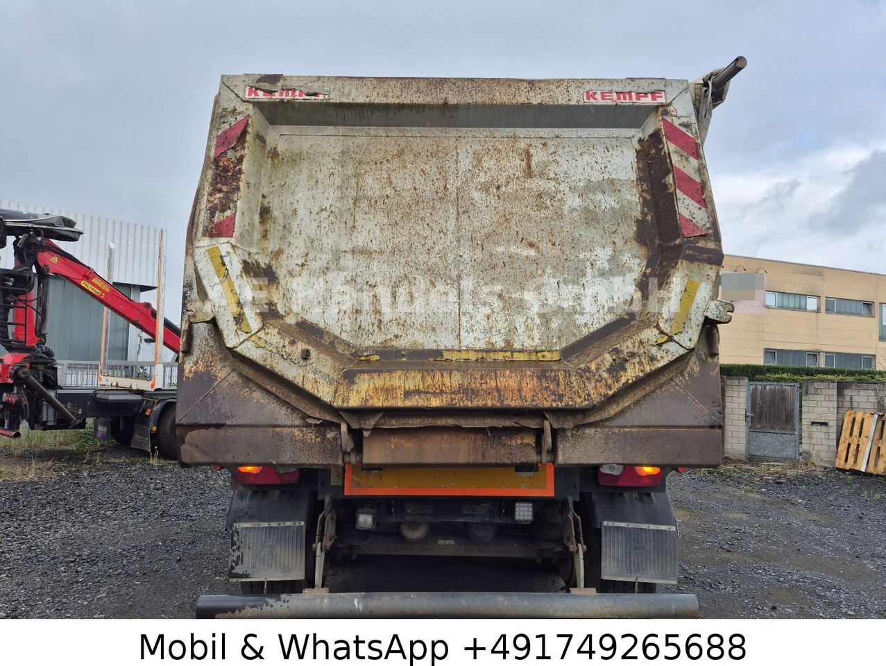 Kempf SKM 35 / 3 Stahl *24m³/1.Lift/Rollplane/Podest - قلابة نصف مقطورة نصف مقطورة قلابة: صورة 4 Kempf SKM 35 / 3 Stahl *24m³/1.Lift/Rollplane/Podest - قلابة نصف مقطورة نصف مقطورة قلابة: صورة 4