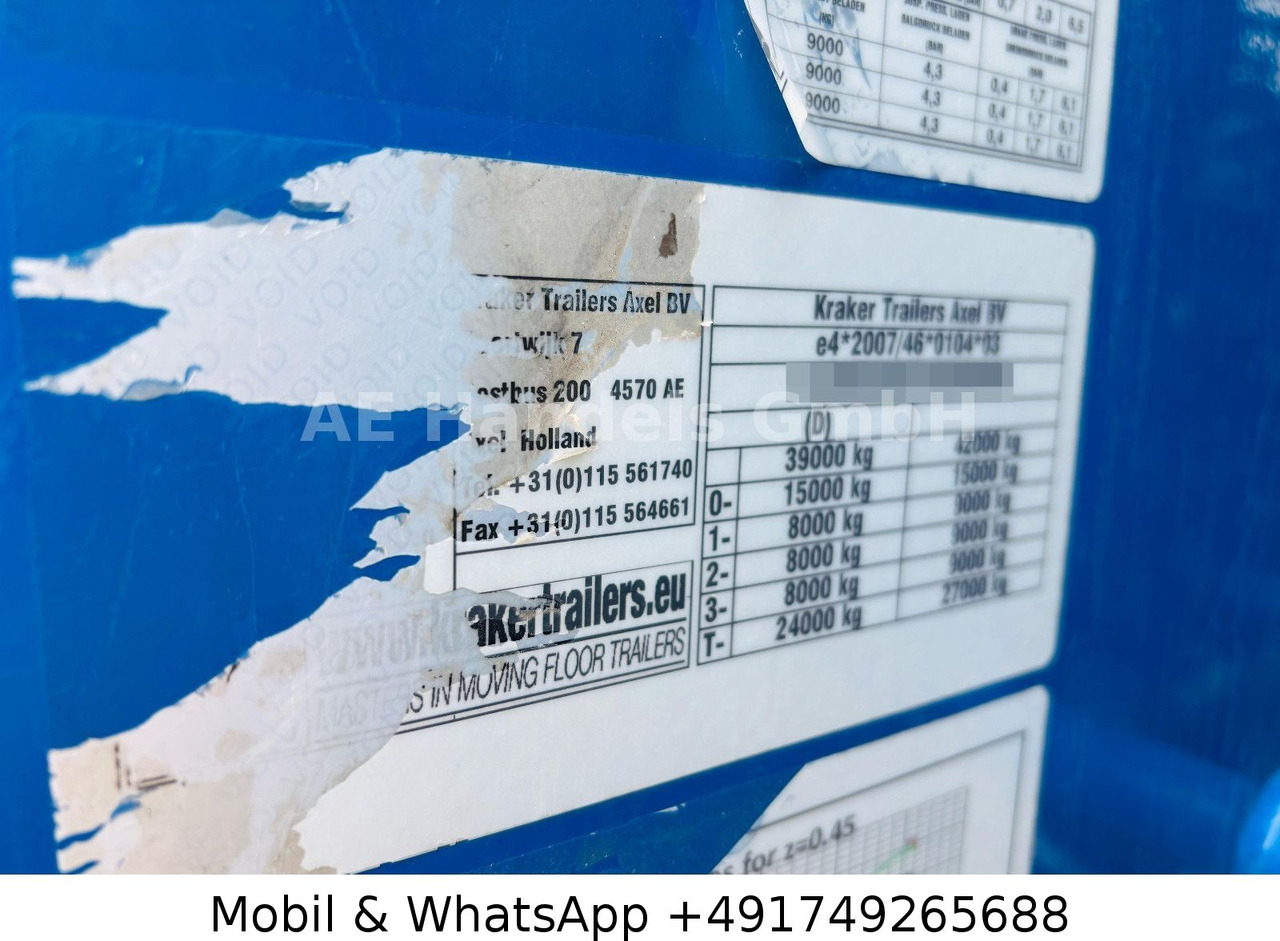 جديدة نصف مقطورة مباشرة Kraker CF-200 *87m³/8x21/1.Lift/Alcoa/TÜV-11.2025: صورة 10