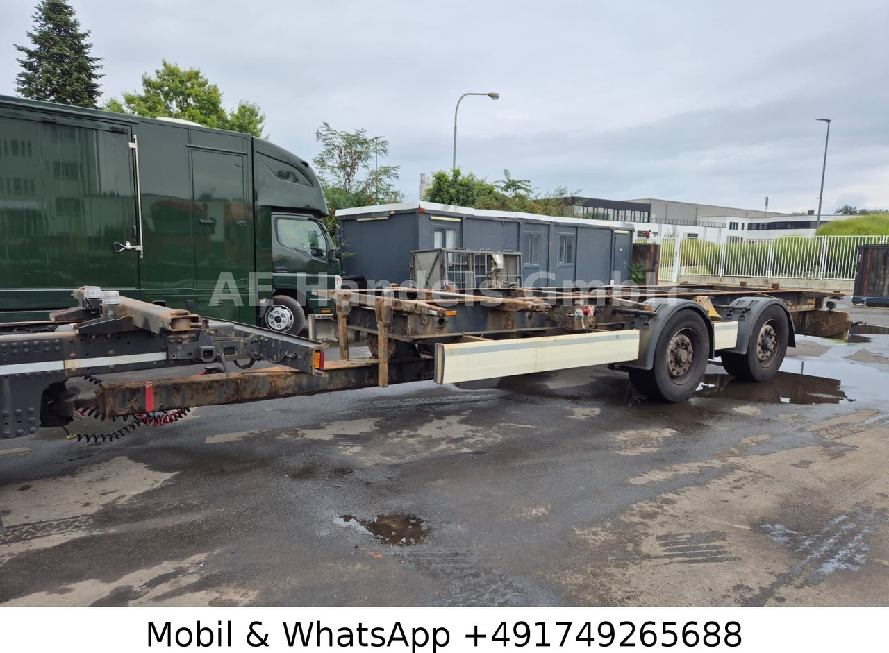 Krone ZZ Tandem BDF Tiefgekoppelt *Wabco/BWP/Luft - مقطورة نقل الحاويات: صورة 1 Krone ZZ Tandem BDF Tiefgekoppelt *Wabco/BWP/Luft - مقطورة نقل الحاويات: صورة 1