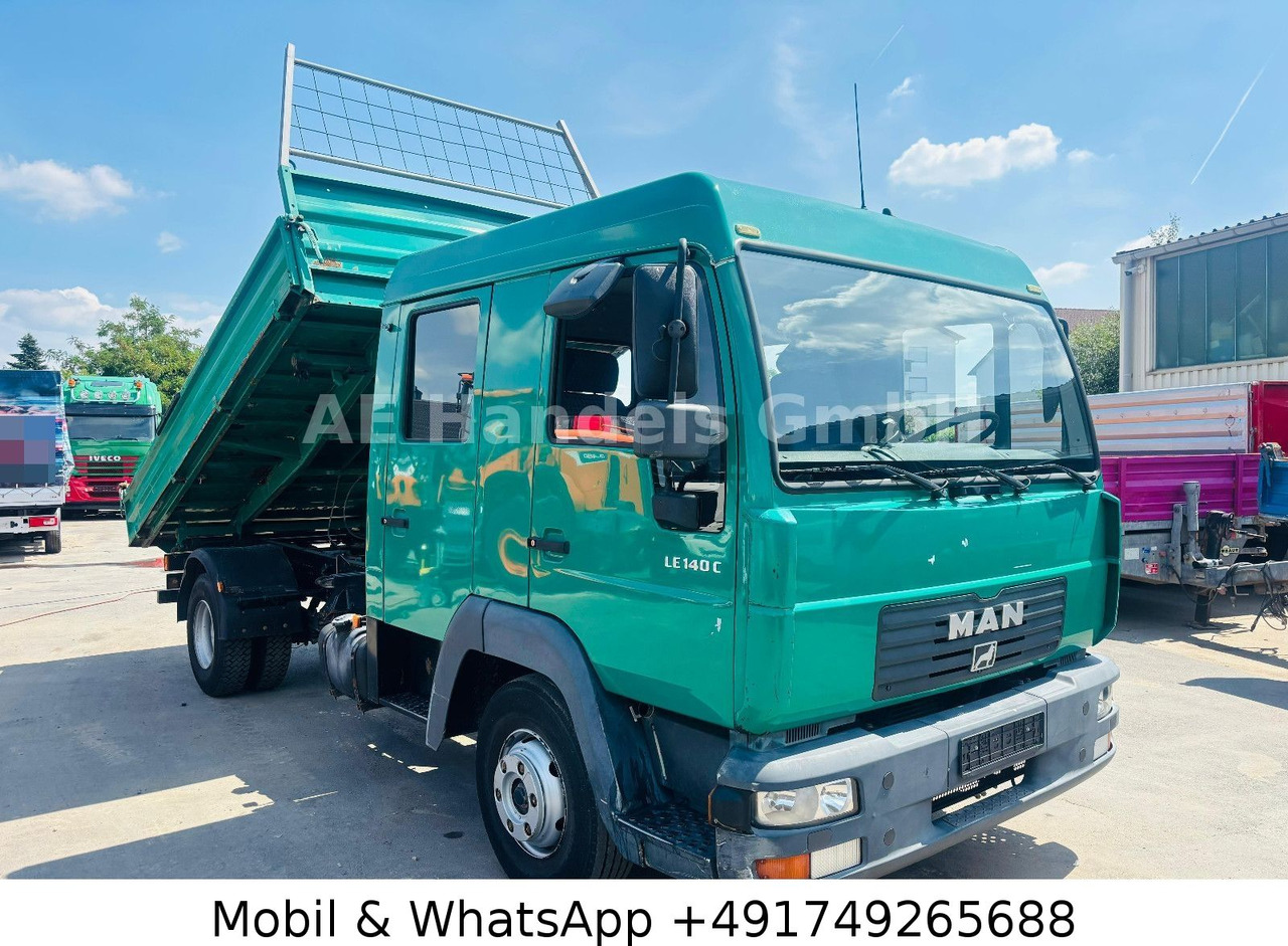 MAN LE140C Doka BB 3-Seiten *Manual/Analog/4m³/AHK - قلاب صغير, الشاحنات الصغيرة كابينة مزدوجة: صورة 1 MAN LE140C Doka BB 3-Seiten *Manual/Analog/4m³/AHK - قلاب صغير, الشاحنات الصغيرة كابينة مزدوجة: صورة 1