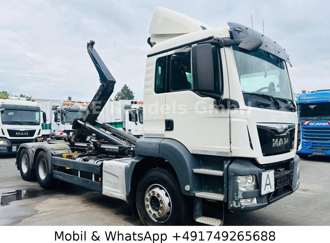 MAN TGS 26.440 BL 6x4 *Retarder/MEILLER-RK-20.65 - شاحنة ذات خطاف, شاحنة كرين: صورة 1 MAN TGS 26.440 BL 6x4 *Retarder/MEILLER-RK-20.65 - شاحنة ذات خطاف, شاحنة كرين: صورة 1