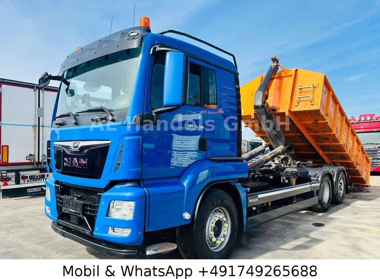 MAN TGS 26.500 L BL 6x2 *Retarder/Lenk+Lift/MEILLER - شاحنة ذات خطاف, شاحنة كرين: صورة 1 MAN TGS 26.500 L BL 6x2 *Retarder/Lenk+Lift/MEILLER - شاحنة ذات خطاف, شاحنة كرين: صورة 1