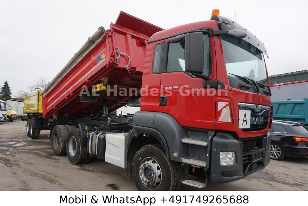 MAN TGS 26.500 XLX BB 6x4 *Pritarder/MEILLER-10m³/AP - شاحنة قلاب: صورة 1 MAN TGS 26.500 XLX BB 6x4 *Pritarder/MEILLER-10m³/AP - شاحنة قلاب: صورة 1