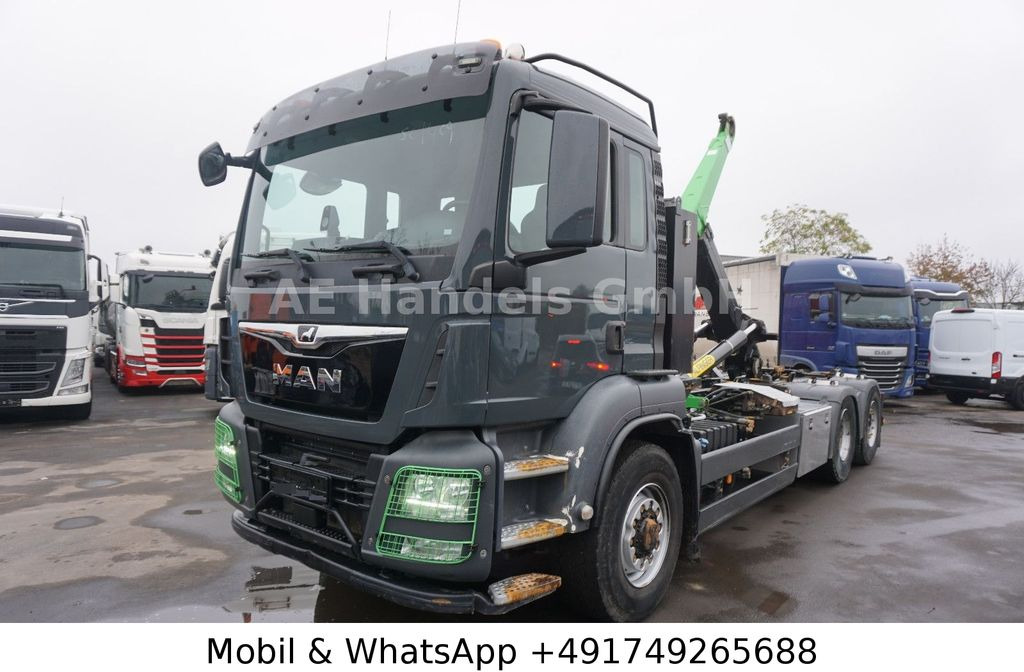 MAN TGS 26.500 XLX BL 6x4 H *Pritarder/Palfinger-T20 - شاحنة ذات خطاف, شاحنة كرين: صورة 1 MAN TGS 26.500 XLX BL 6x4 H *Pritarder/Palfinger-T20 - شاحنة ذات خطاف, شاحنة كرين: صورة 1