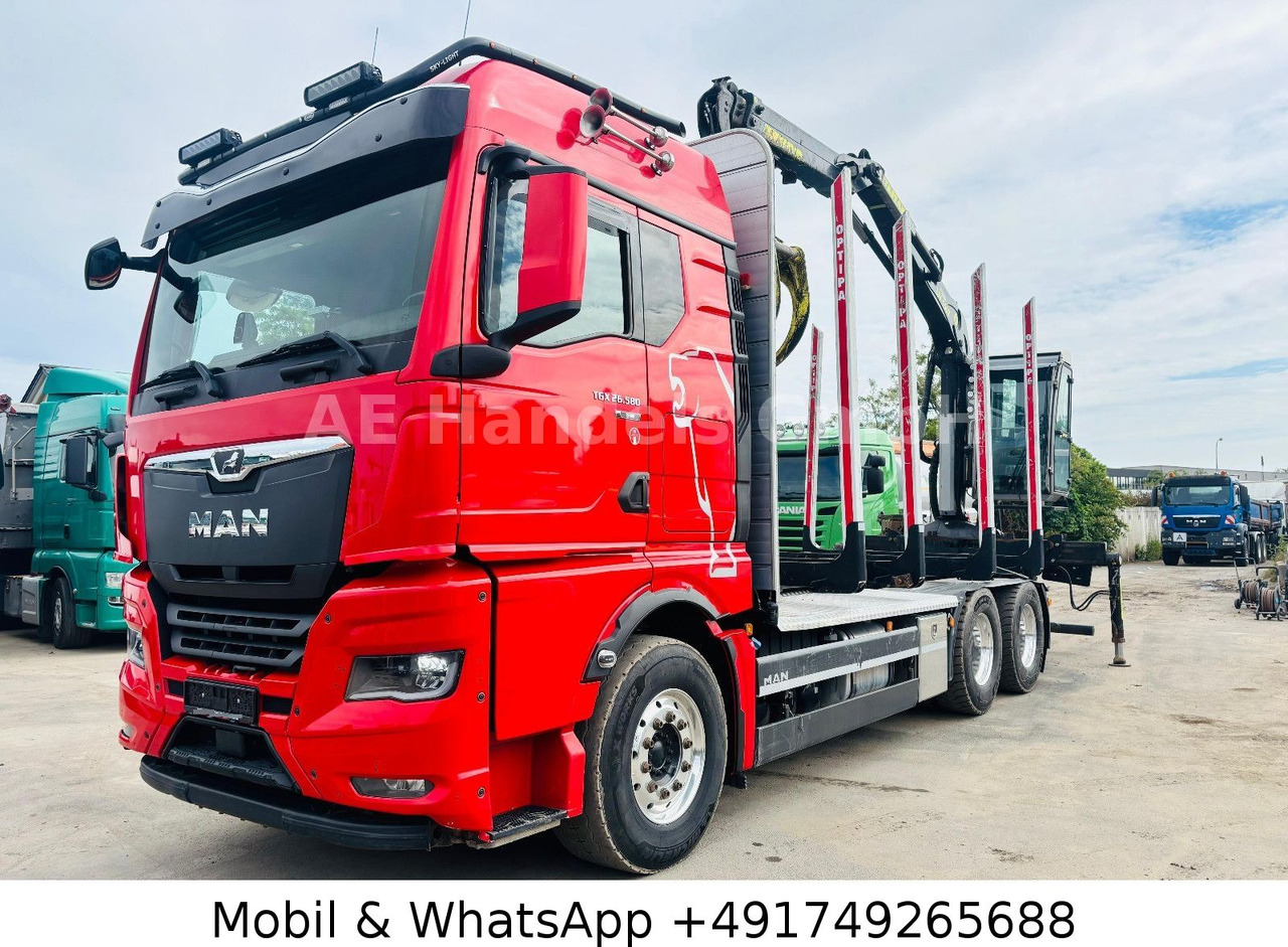 MAN TGX 26.580 GM BL 6x4 *Retarder/Tajfun-LIV-150Z - شاحنة قطع الأشجار, شاحنة كرين: صورة 1 MAN TGX 26.580 GM BL 6x4 *Retarder/Tajfun-LIV-150Z - شاحنة قطع الأشجار, شاحنة كرين: صورة 1
