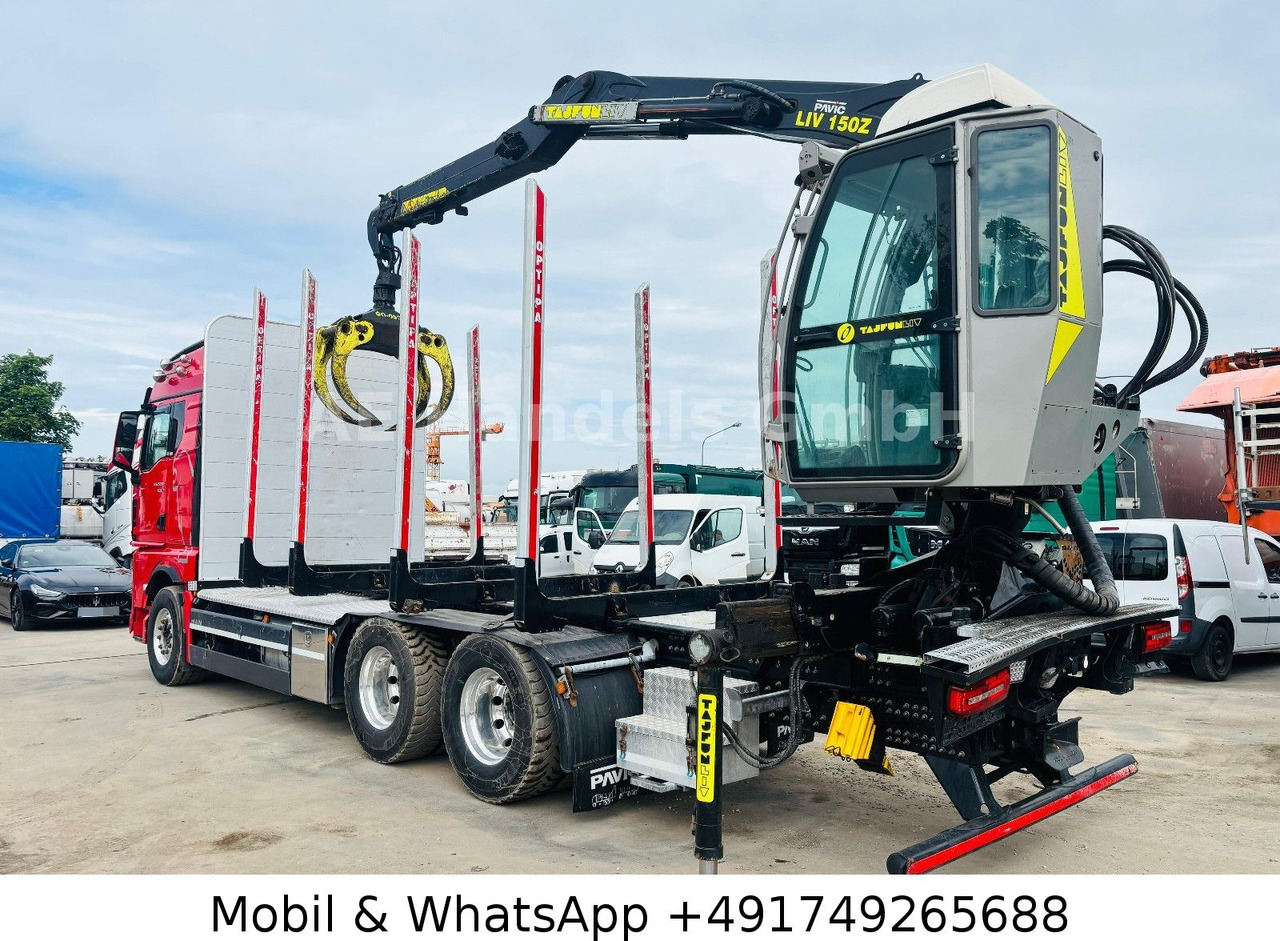 MAN TGX 26.580 GM BL 6x4 *Retarder/Tajfun-LIV-150Z - شاحنة قطع الأشجار, شاحنة كرين: صورة 3 MAN TGX 26.580 GM BL 6x4 *Retarder/Tajfun-LIV-150Z - شاحنة قطع الأشجار, شاحنة كرين: صورة 3